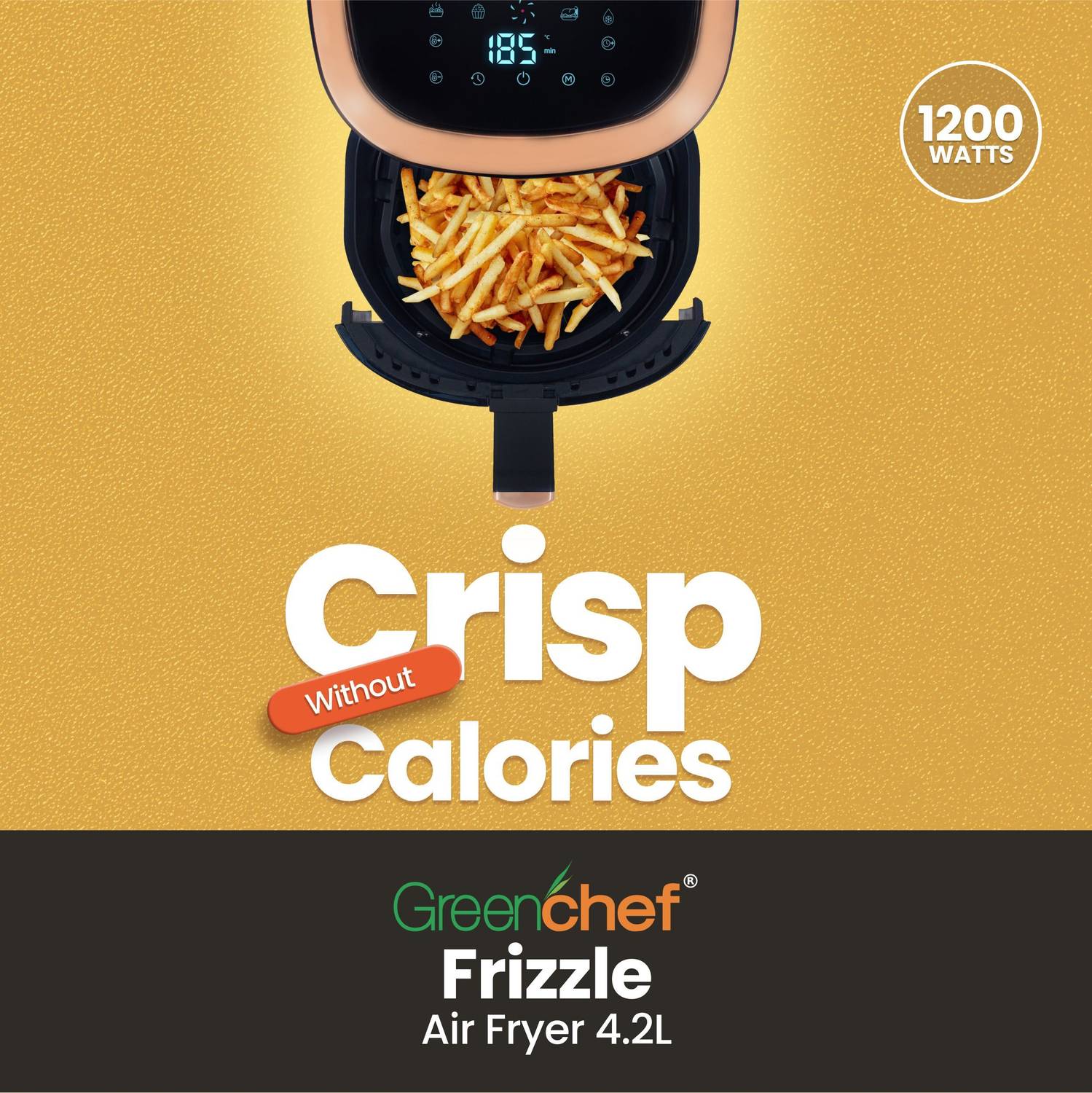 Greenchef Frizzle Air Fryer - Image 2