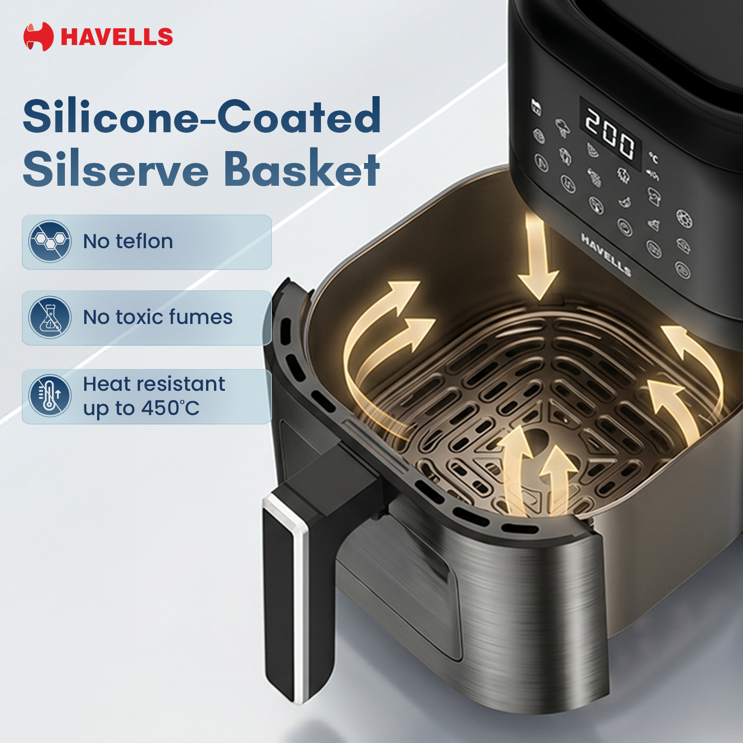 Image of HAVELLS Prolife Vista Digital Air Fryer