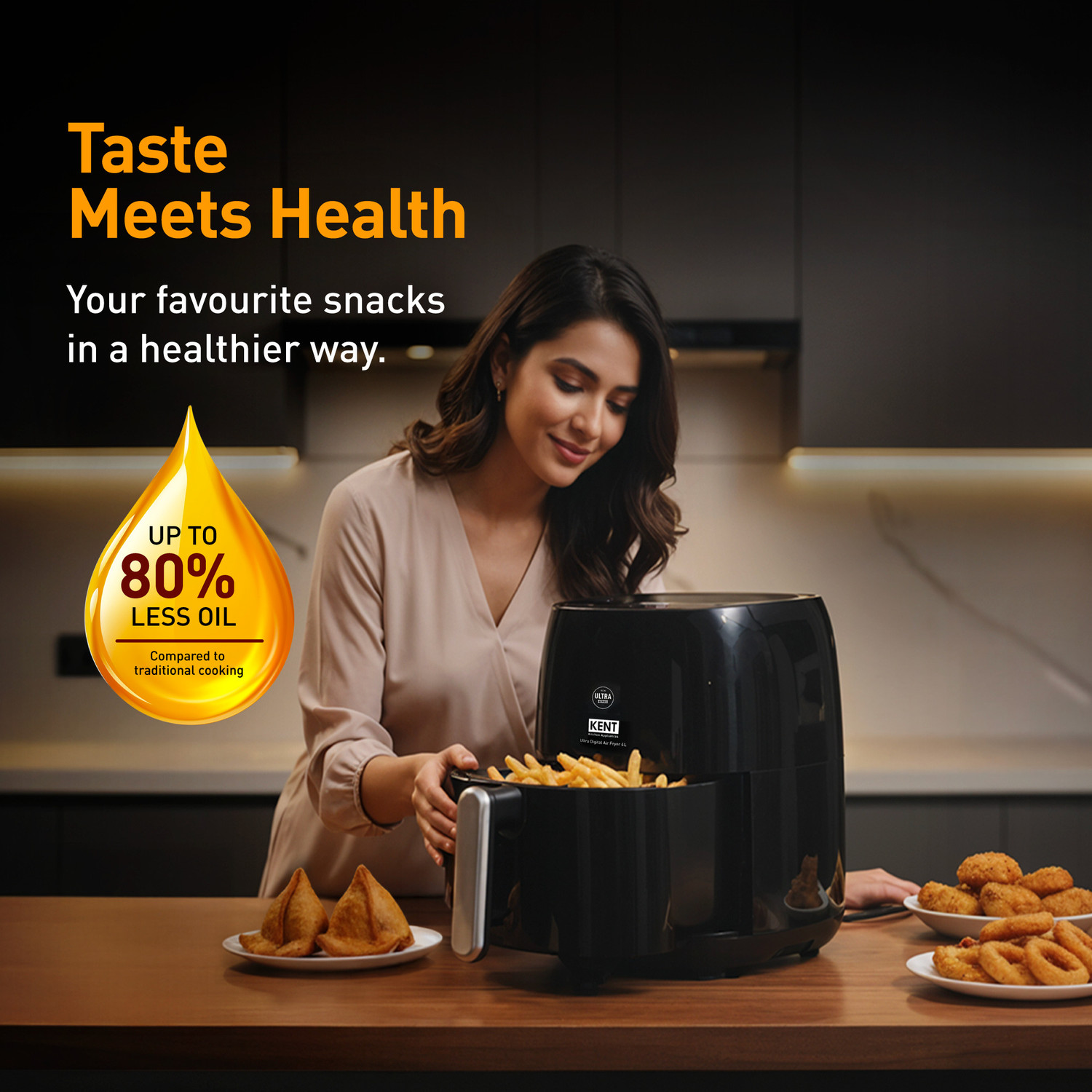 Image of KENT Ultra Digital Air Fryer 4L Air Fryer