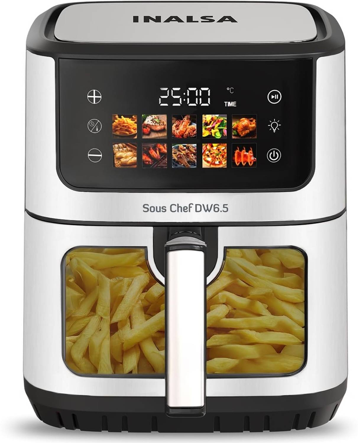 Inalsa Sous Chef DW6.5 |Quick Heat Circulation|Baking,Grilling,Roasting|1600W Air Fryer — Air Fryers