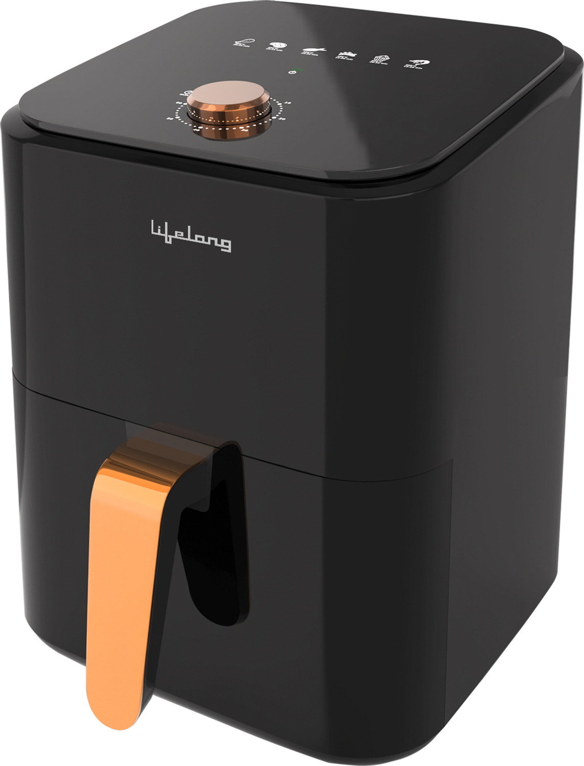 Image of Lifelong LLHFD429 1200W with Hot Air Circulation Technology with Timer Selection | Uses up to 90% less Oil | Fry, Grill, Roast, Reheat and Bake, Semi Digital Air Fryer
