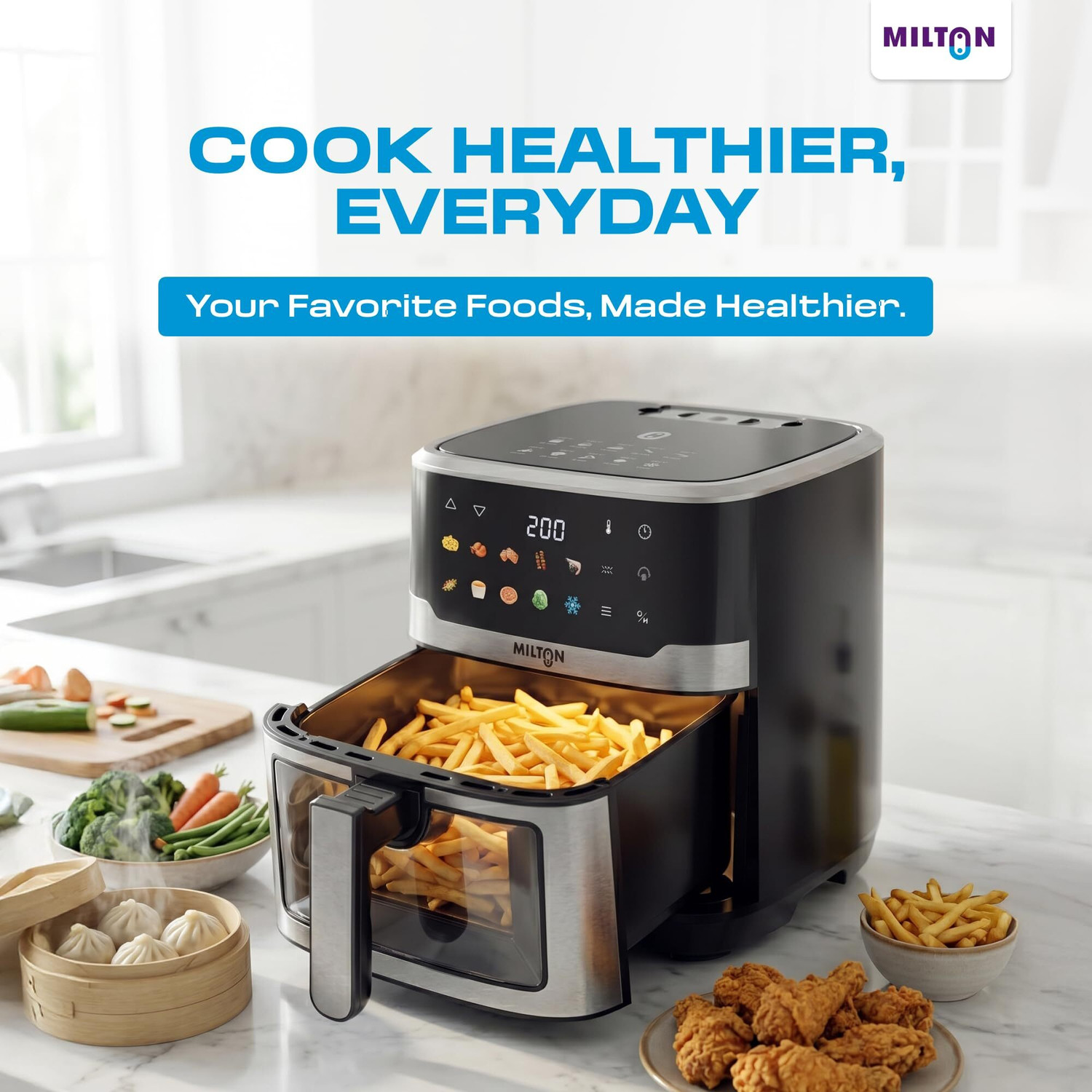 Image of MILTON Rapid 6.5L Oven Air Fryer