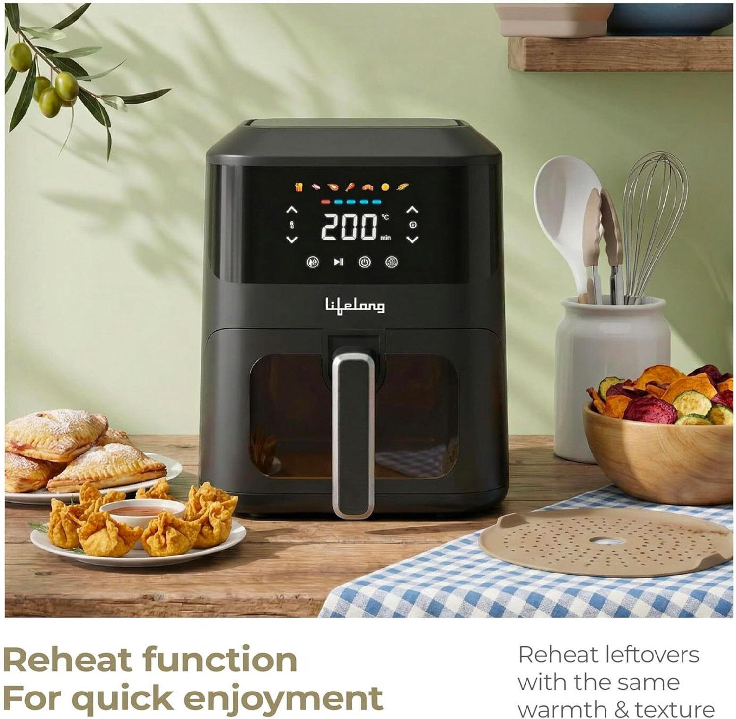 Image of Lifelong LLHFD510 Air Fryer