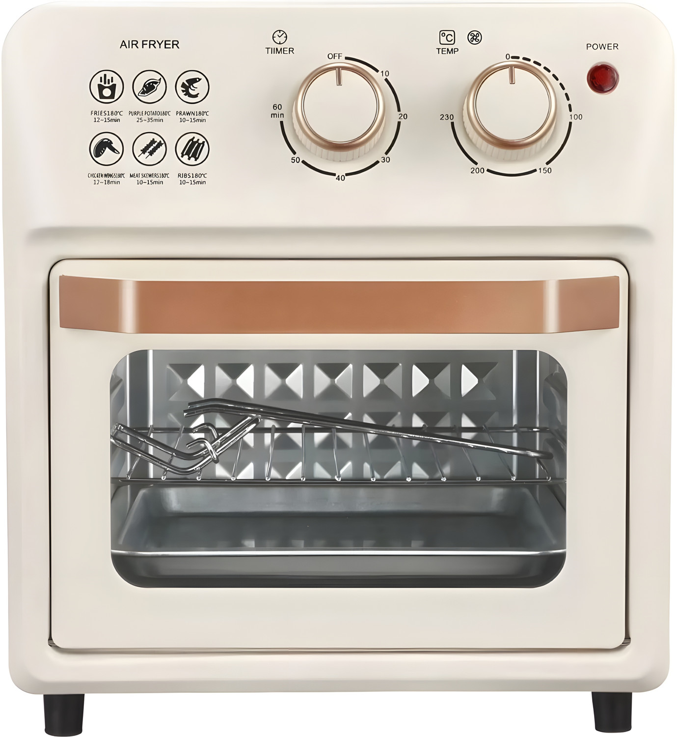 Image of Onshoppy Iskra Air Fryer and Oven Rotisserie & Convection Function 2 Operating Mode Air Fryer