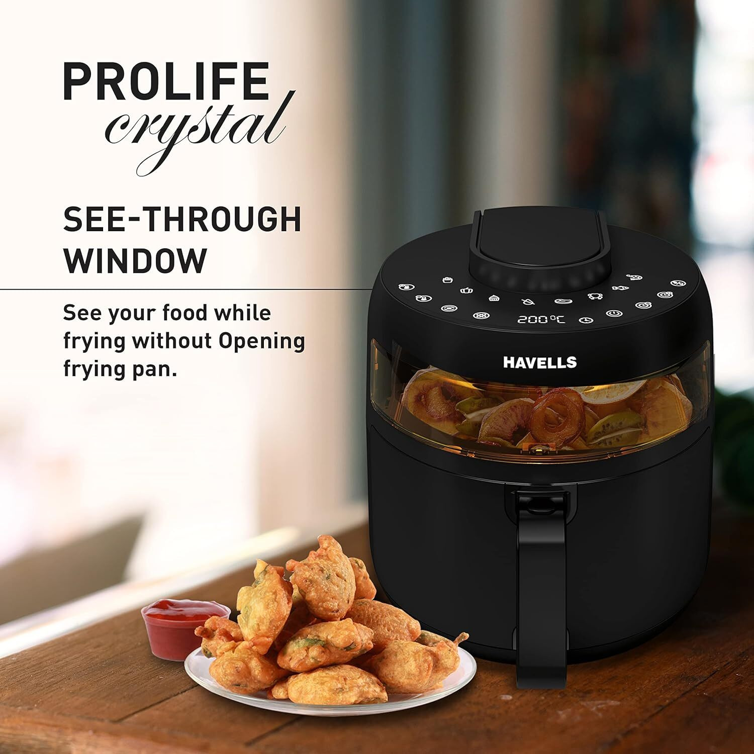 Image of HAVELLS Prolife Crystal Air Fryer