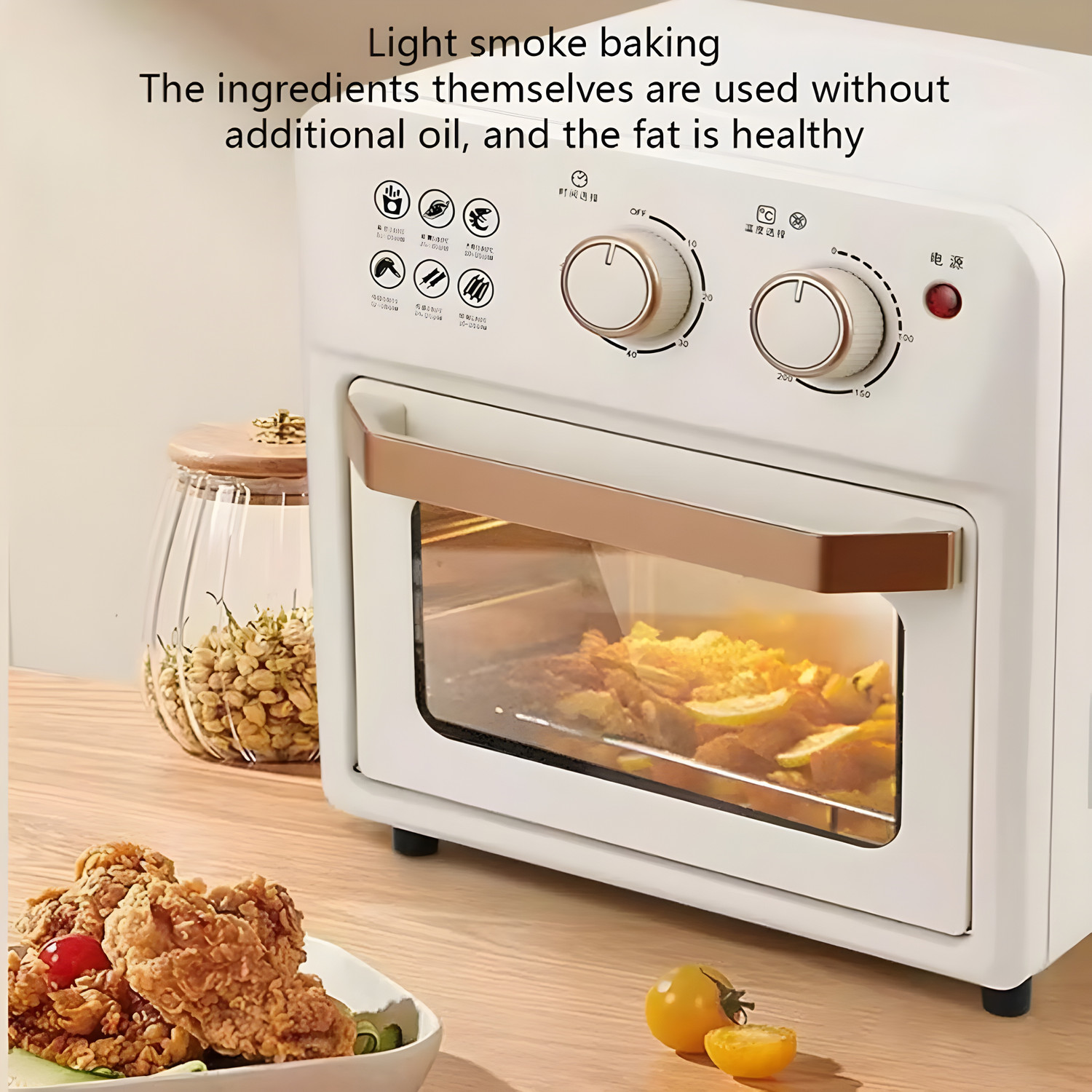 Image of Onshoppy Iskra Air Fryer and Oven Rotisserie & Convection Function 2 Operating Mode Air Fryer