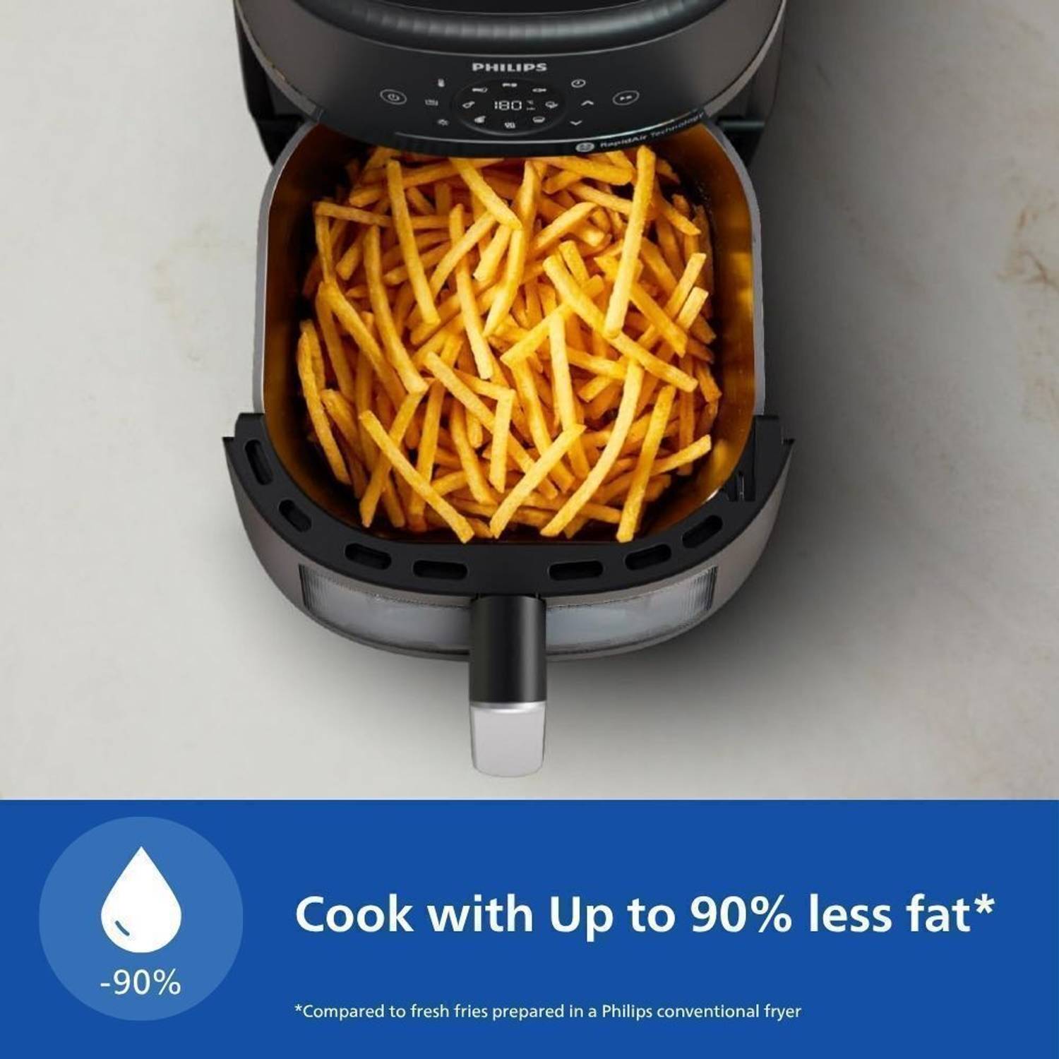 Philips NA231/00 1700W Air Fryer with Touch Panel - Image 3