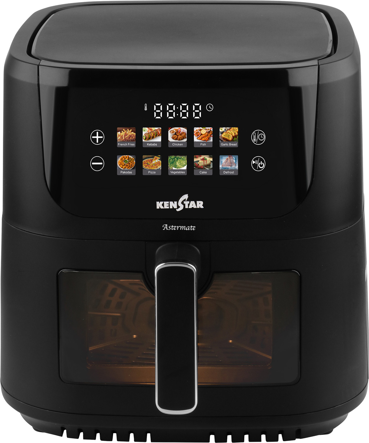 Image of Kenstar Aster Mate 5L with See Through Window Non-Stick Pan 2 Years Warranty Air Fryer