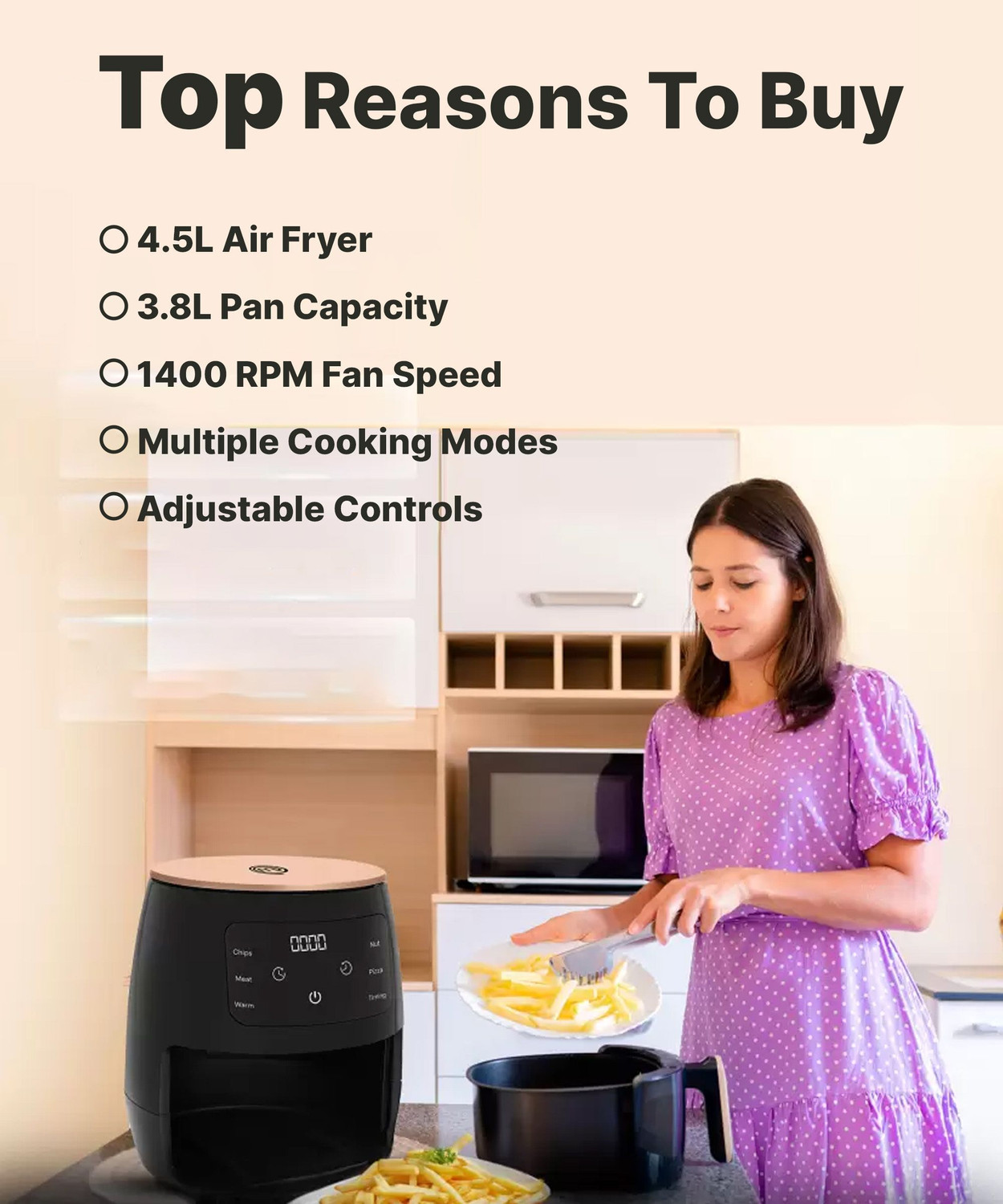 Image of MasterChef NutriKing with Digital Touch Panel Air Fryer