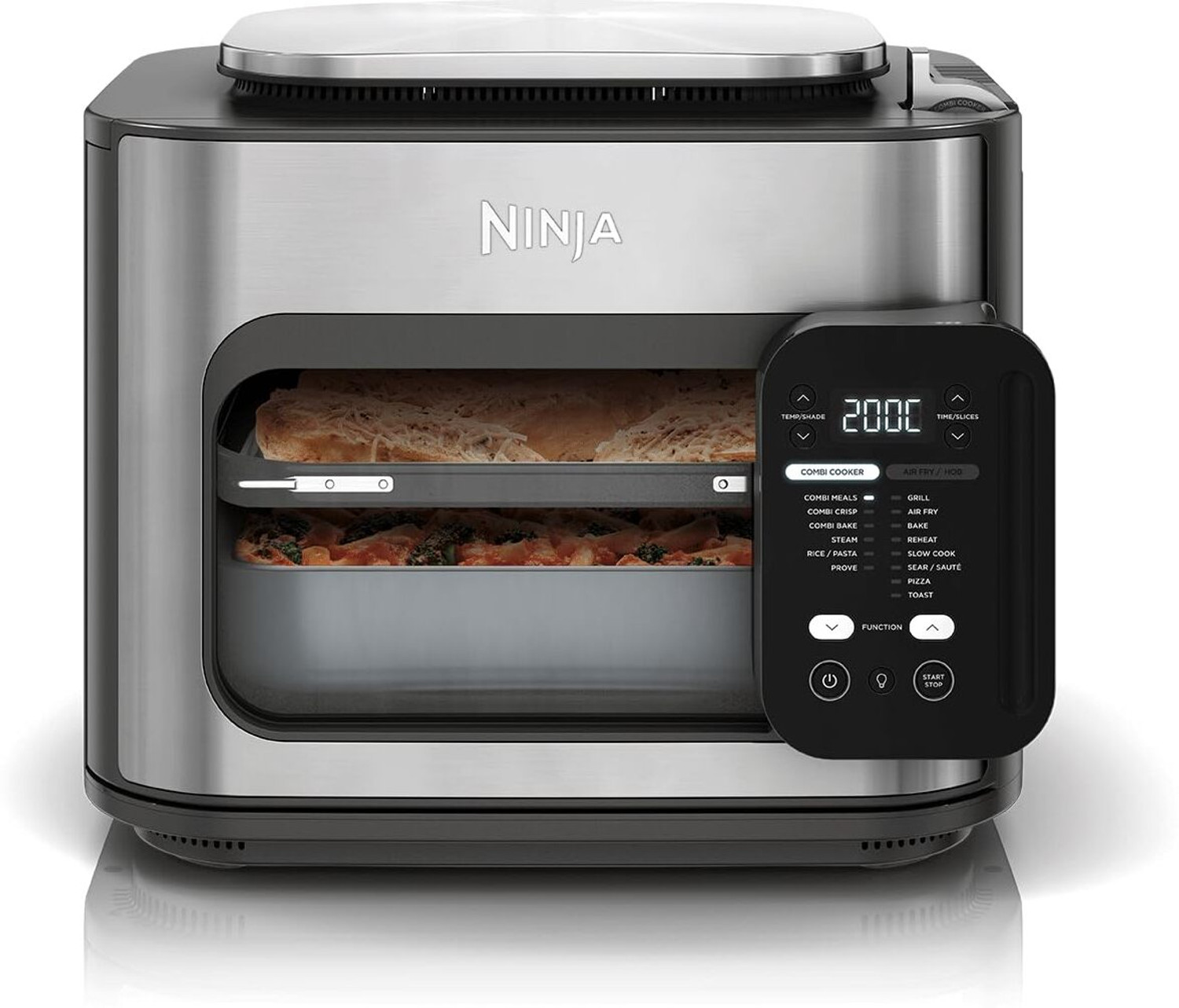 Image of Ninja SFP701IN Combi 14-in-1 Multi-Cooker-HyperSteam & Technology, Cooks 3 Family Meals Air Fryer