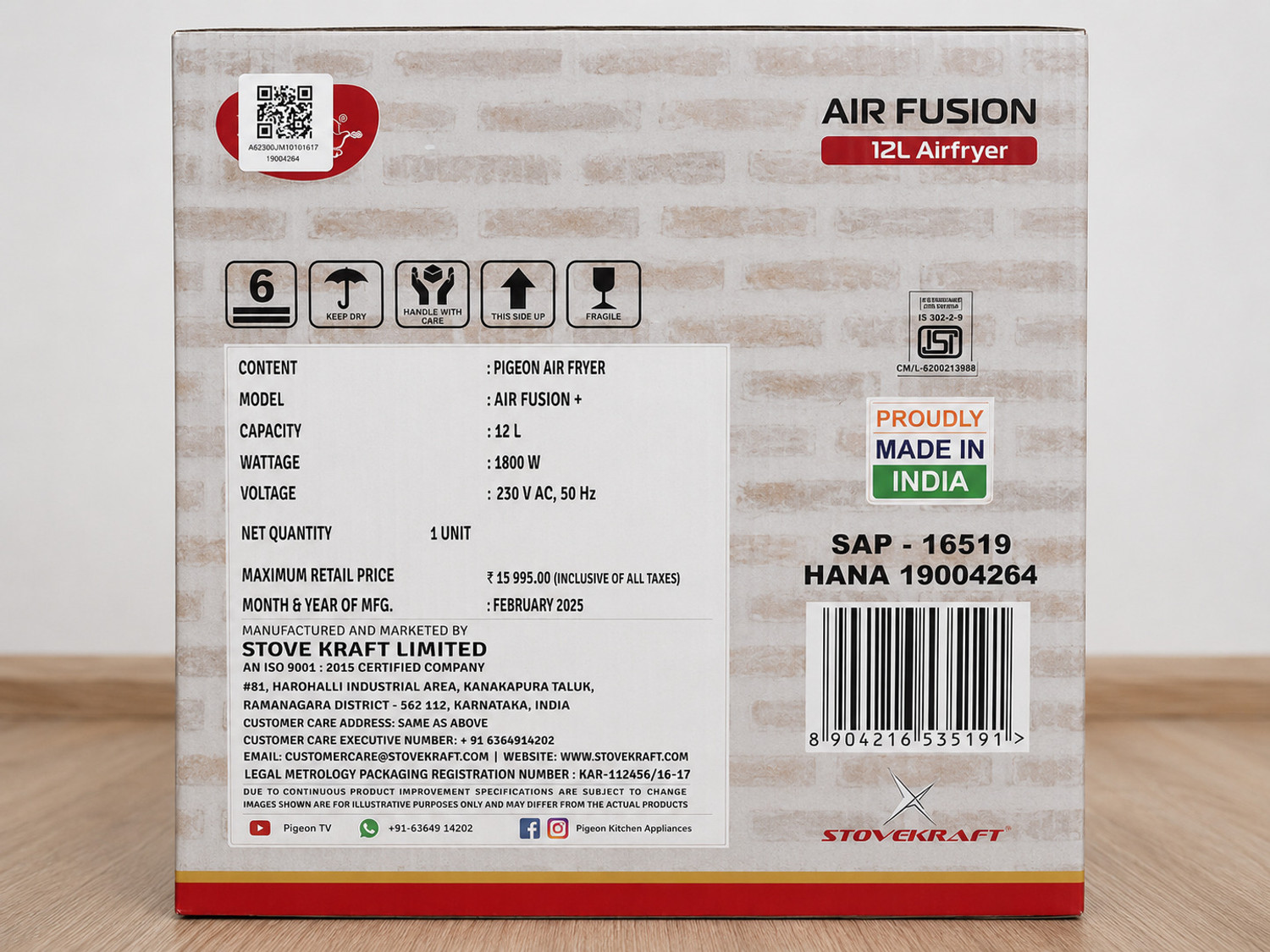 Image of Pigeon Airfusion 12L Air Fryer Oven Air Fryer