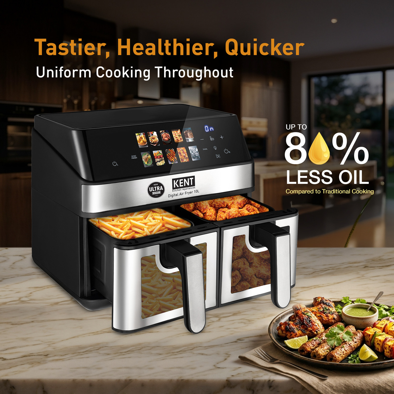 Image of KENT Ultra Digital Air Fryer 10L Air Fryer