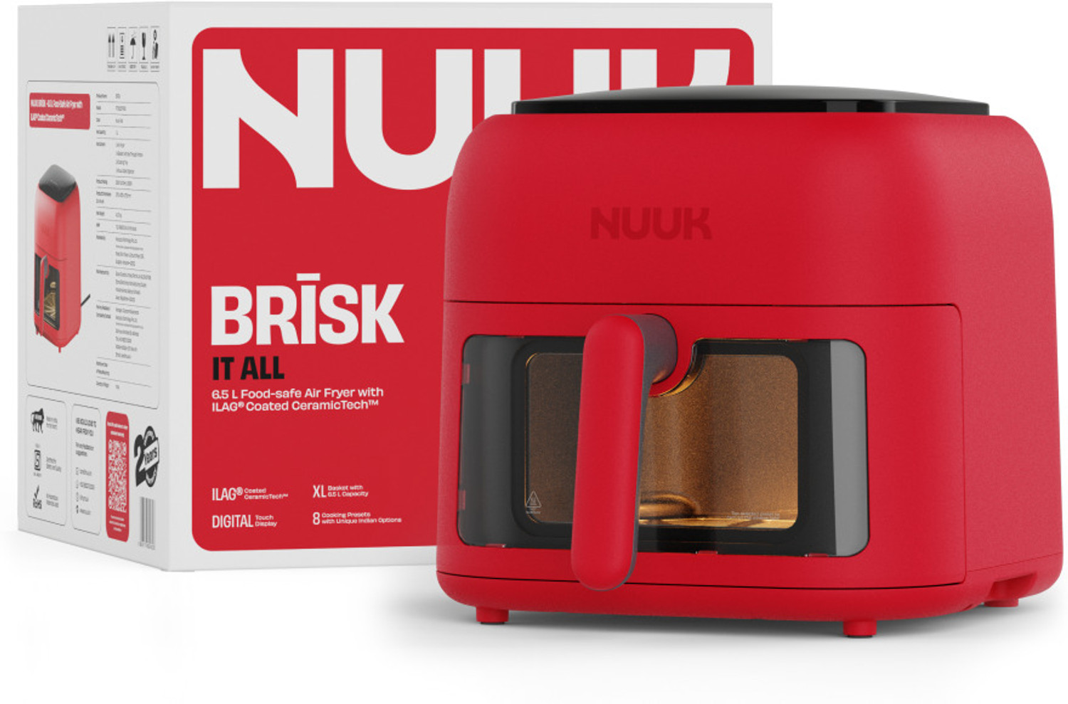 Image of Nuuk FT391237RDB ILAG certified by CeramicTech Air Fryer