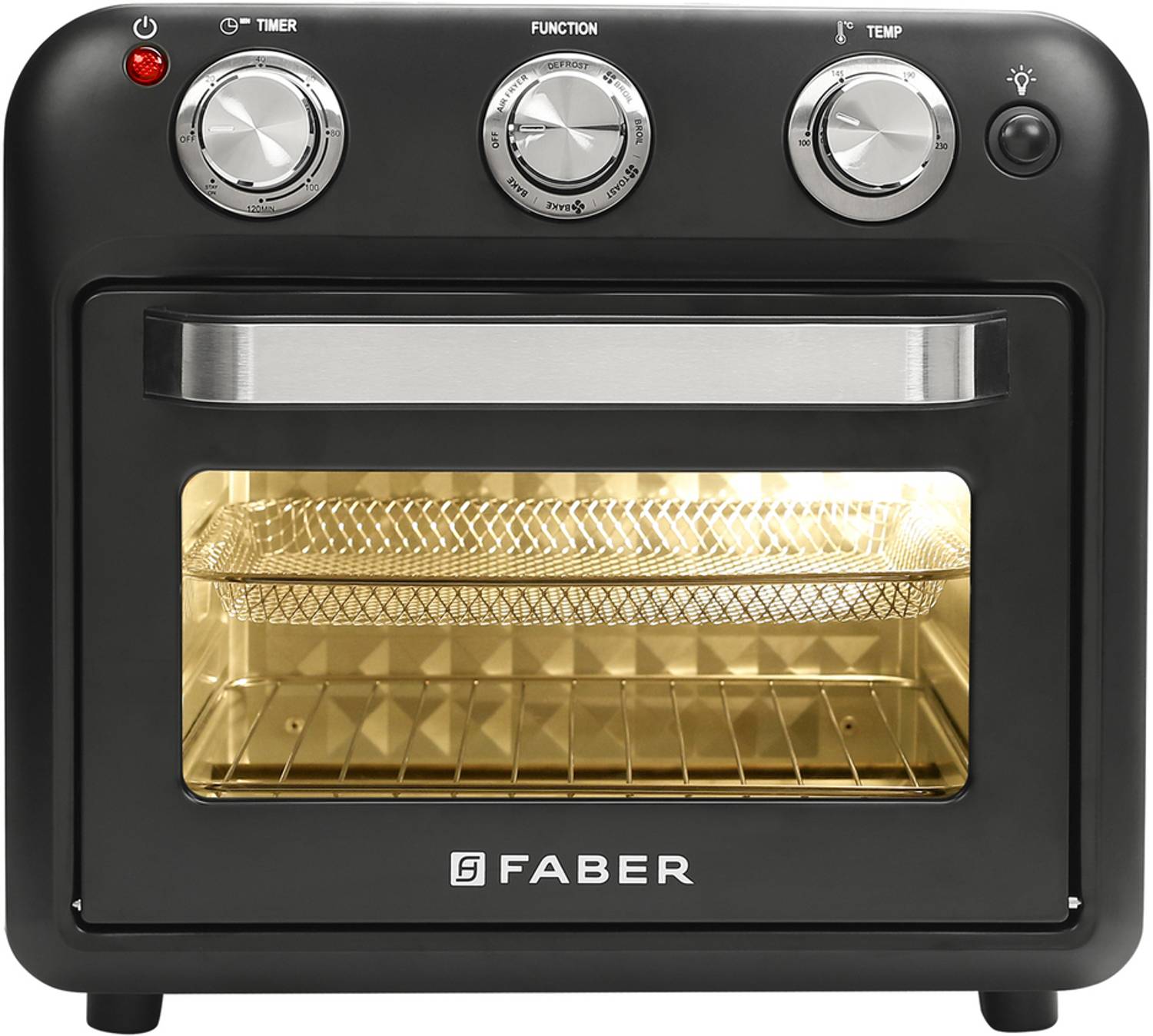 Faber FAF 20L 1500W, Fry, Roast, Grill, Bake, Broil, Defrost, Sta