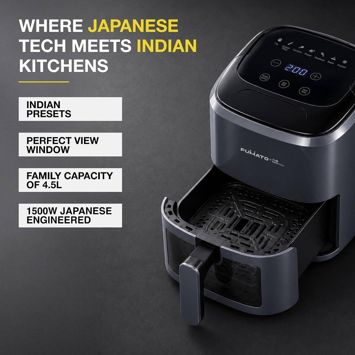 FUMATO 4.5L Air Fryer - Image 2