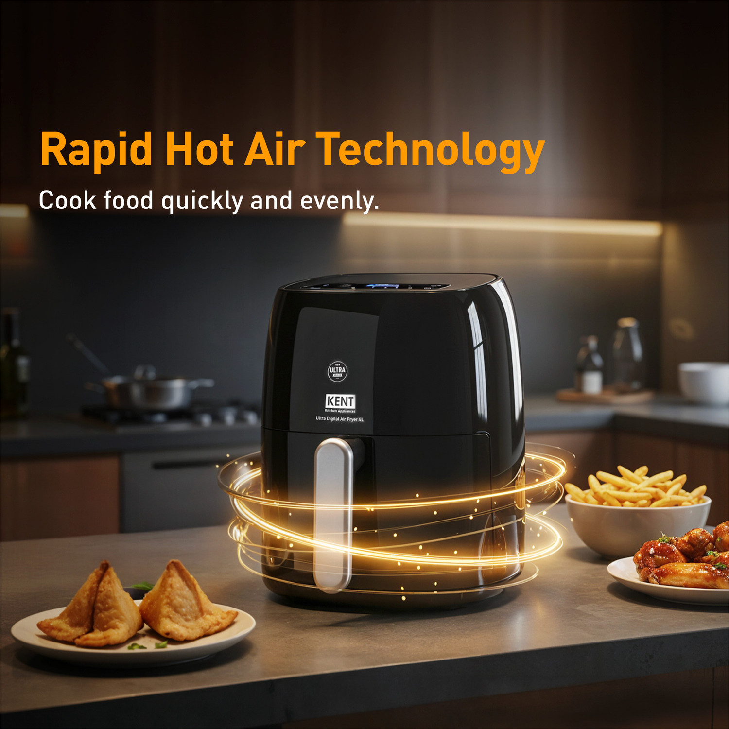 Image of KENT Ultra Digital Air Fryer 4L Air Fryer