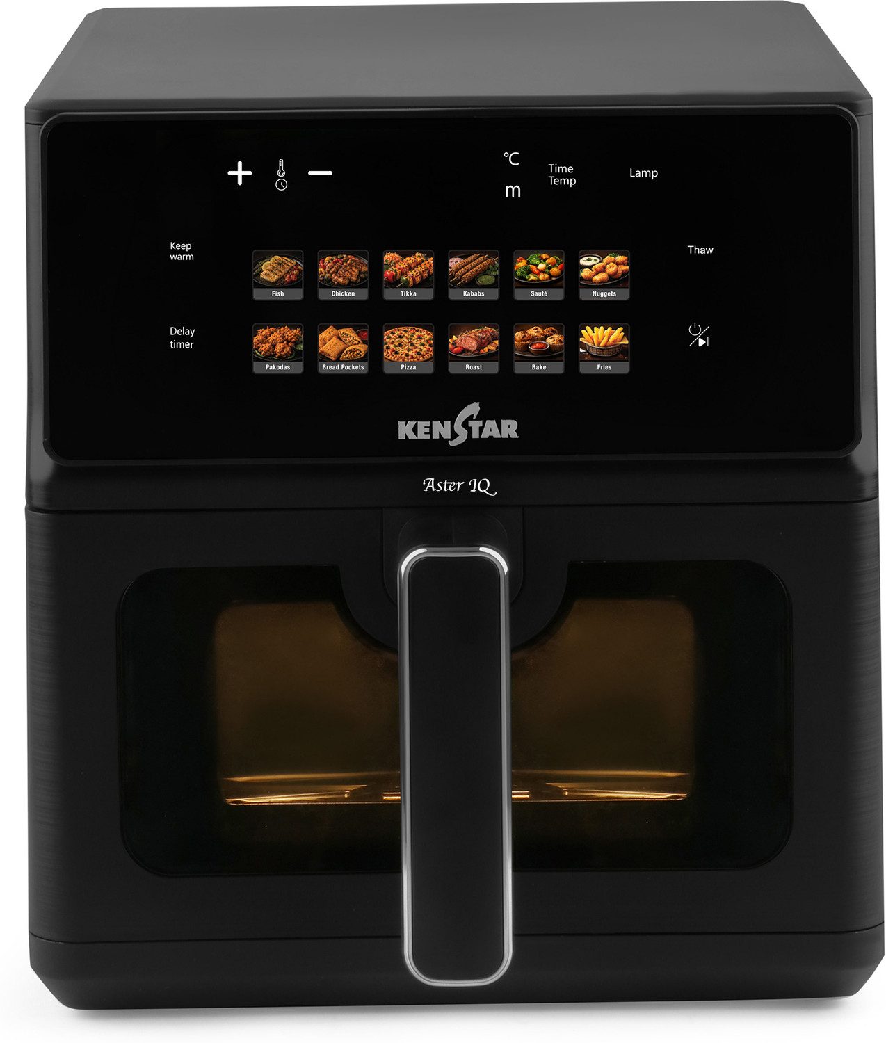 Image of Kenstar Aster IQ See Through Window, Non-Stick Pan Air Fryer