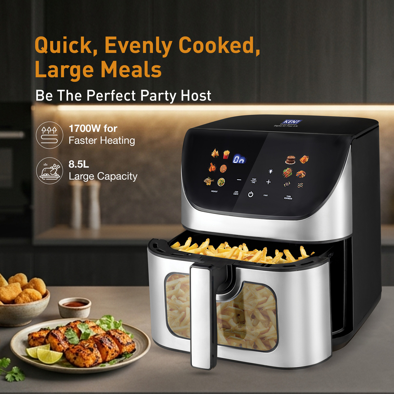 Image of KENT Ultra Digital Air Fryer 8.5L Air Fryer