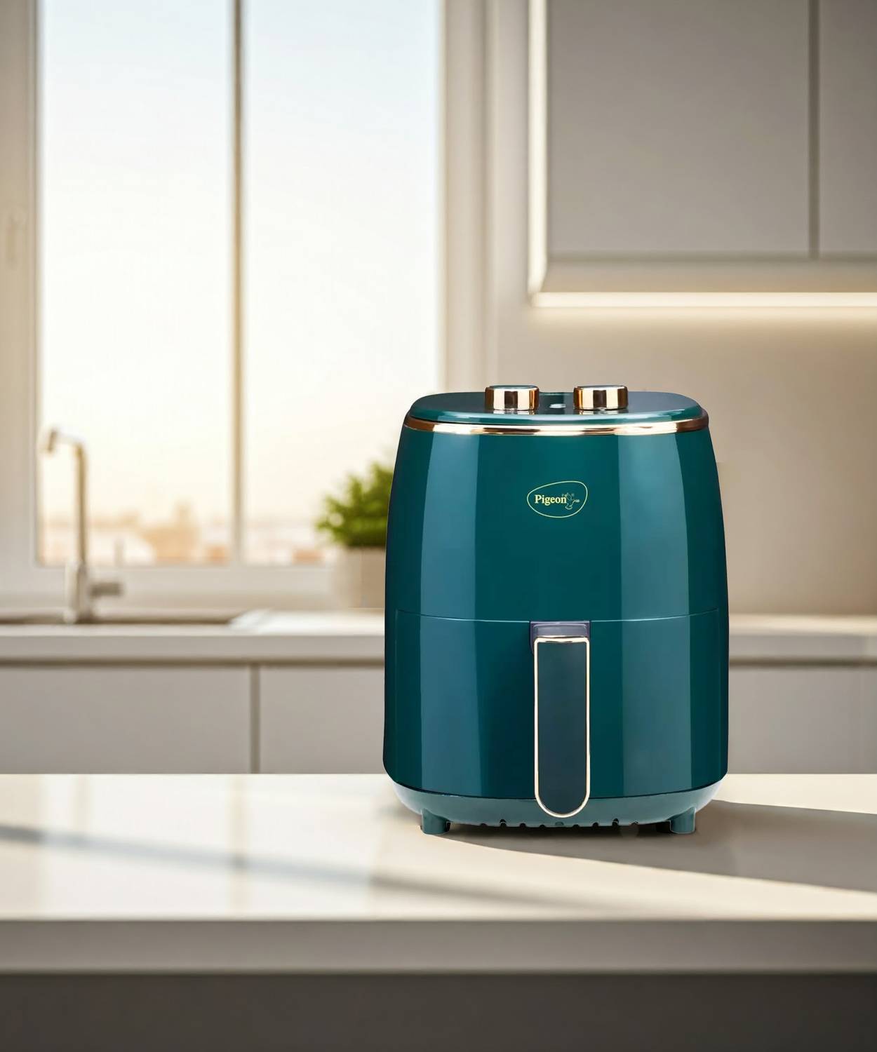 Pigeon Healthifry Manual 1200W Air Fryer (Green) - Image 4