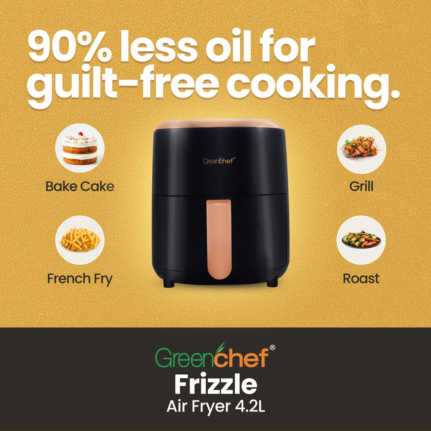 Greenchef Frizzle Air Fryer - Image 3