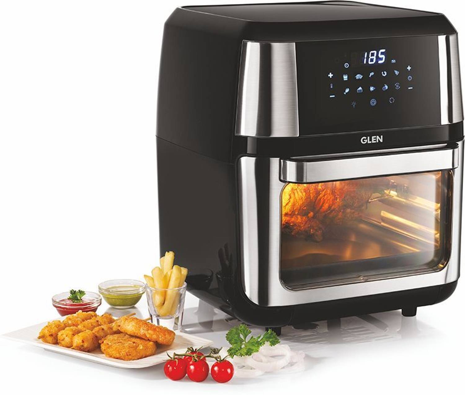 Glen SA 3046 DSS Family Rotisserie Oven, 1800W, 10 Preset Menu, E