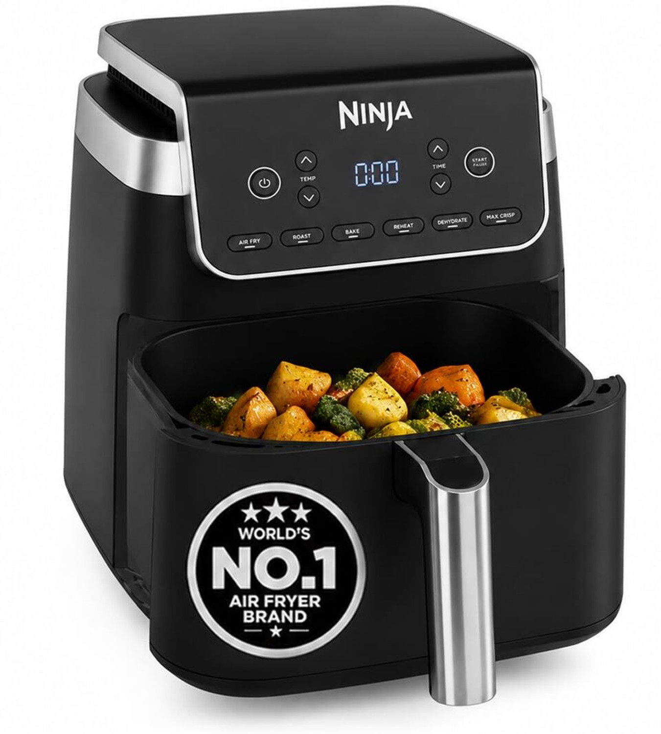 Image of Ninja AF180 MAX PRO 2000W | Crisp Technology | Variable Air Flow | PFOA-Free Non-Stick | Air Fryer