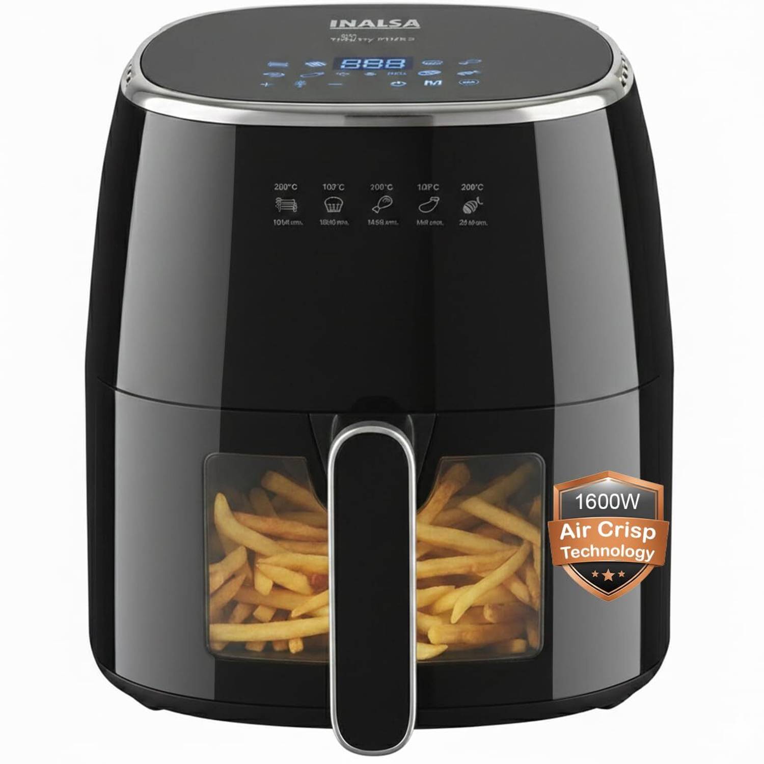 Inalsa Tasty fry DW5.5 Visible Window & Internal Light with Sma