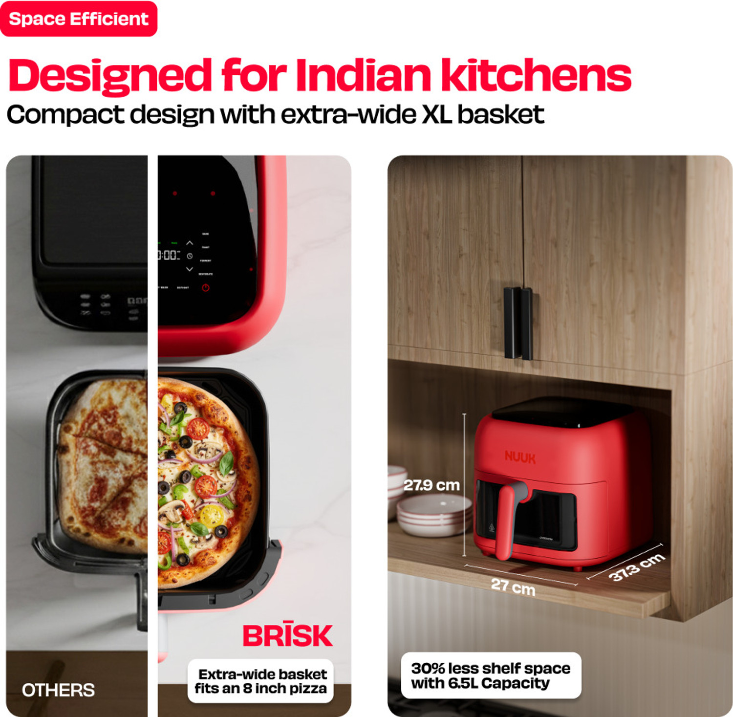 Image of Nuuk FT391237RDB ILAG certified by CeramicTech Air Fryer