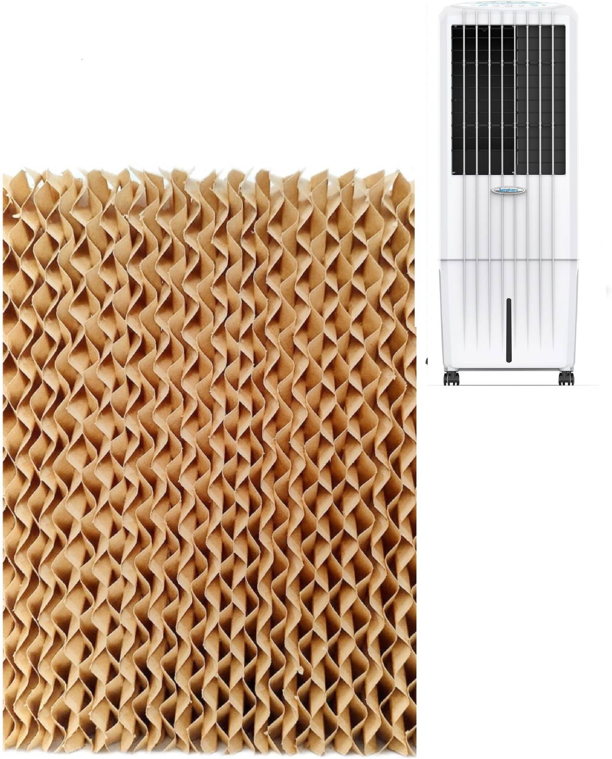 PrimeWave HoneycombPad for Symphony Diet i12 Brown Air Purifier Filter