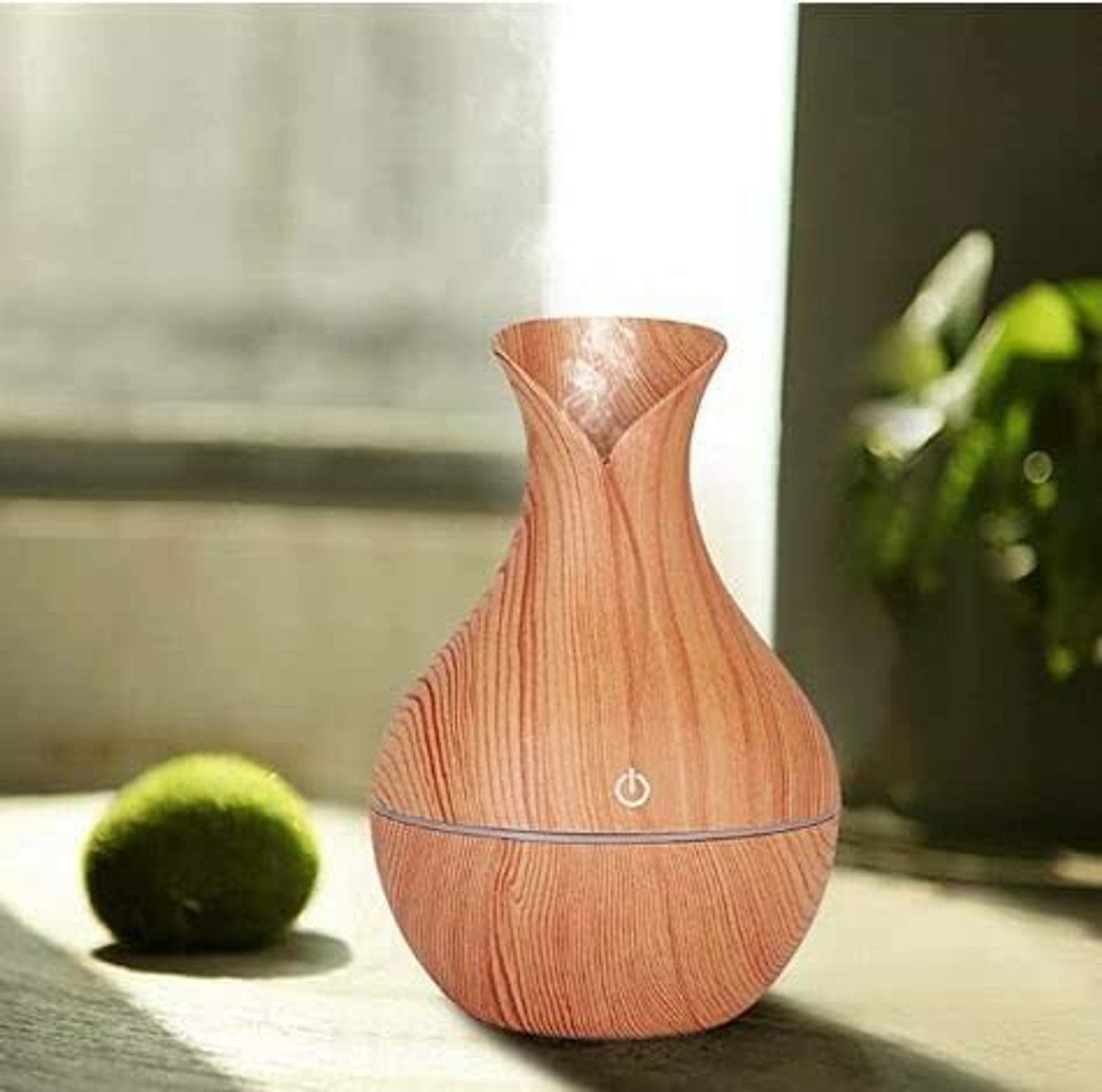 Image of Kingmart Pot sahpe HUMIDIFIER (Wooden) Room Air Purifier