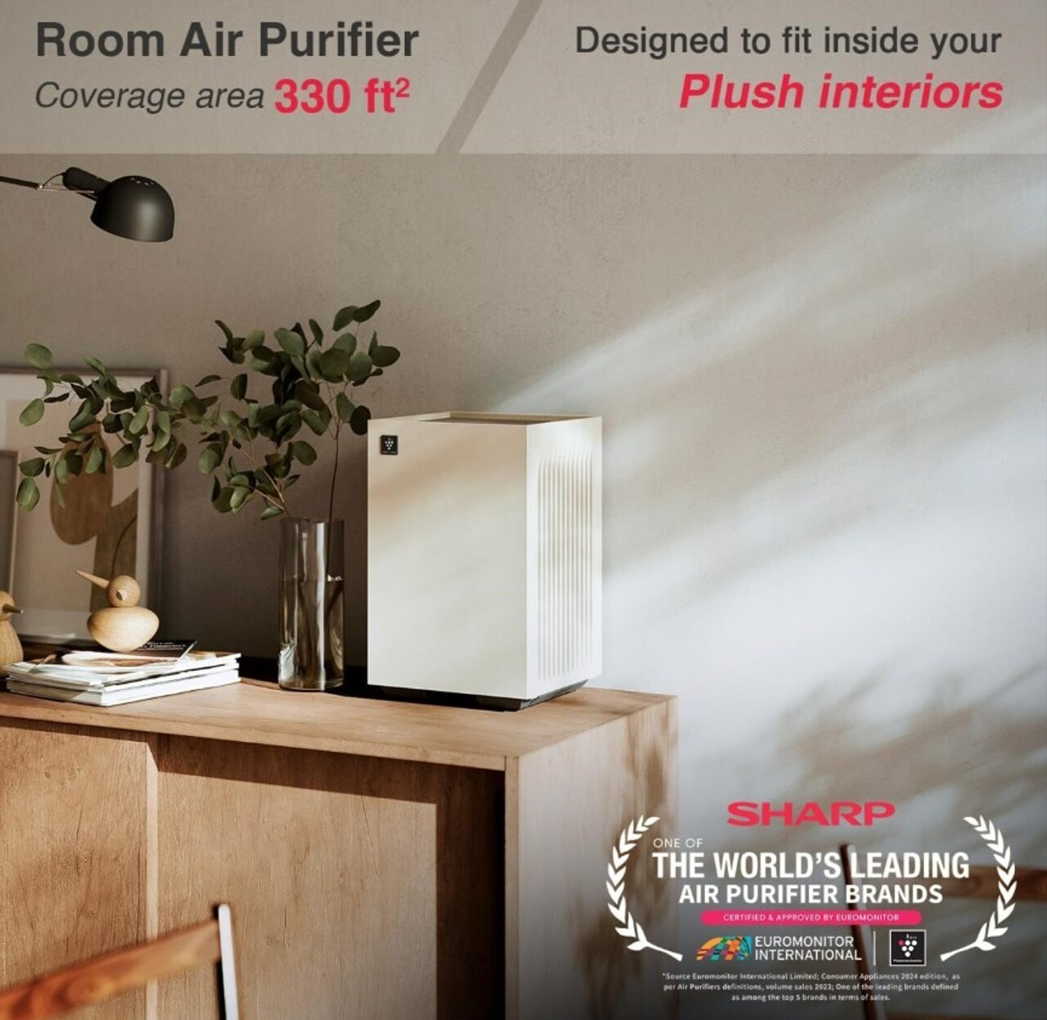 Image of Sharp FP-S40M-W Room Air Purifier