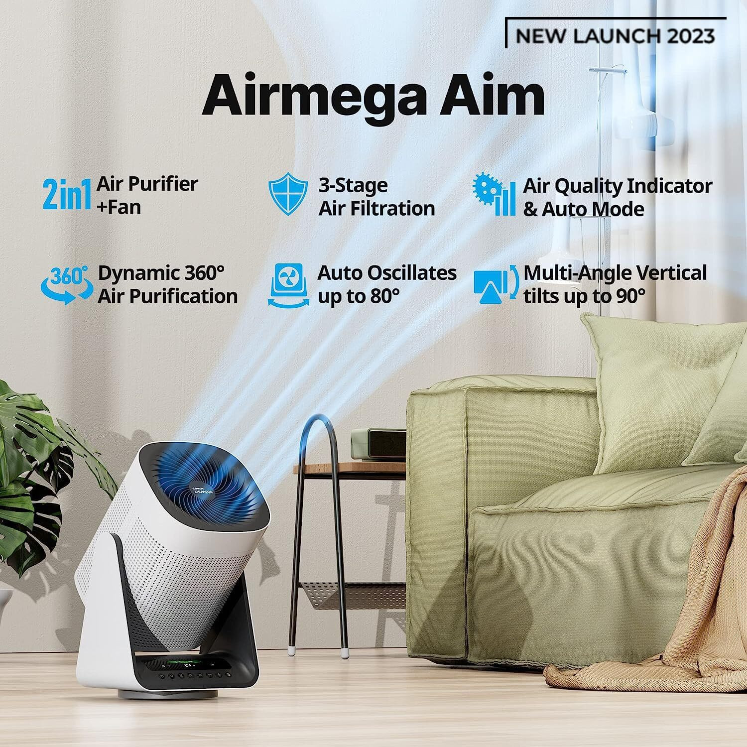Image of Coway AirMega Aim Portable Room Air Purifier