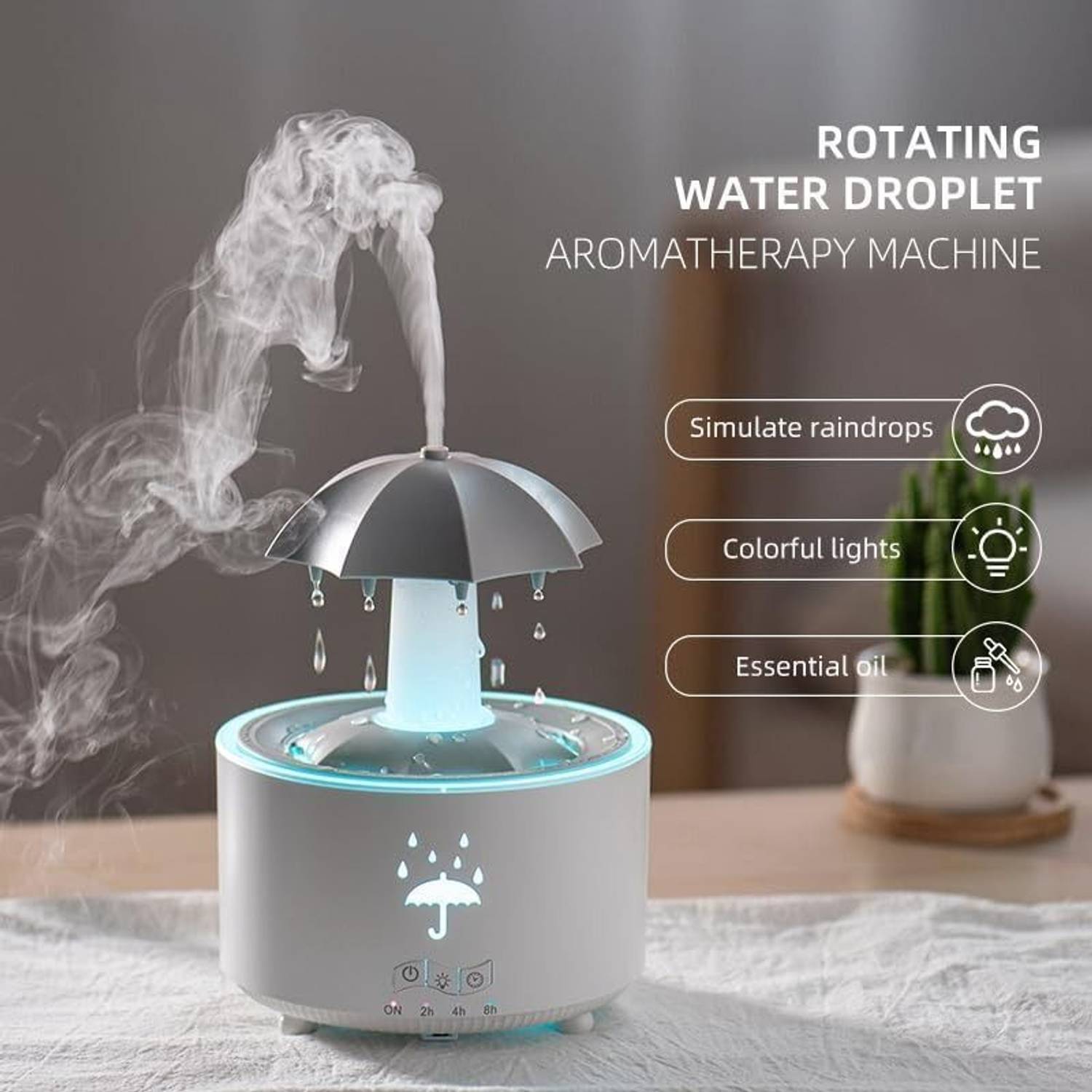 Sinolink Umbrella Aroma Humidifier Portable Room Air Purifier (Wh