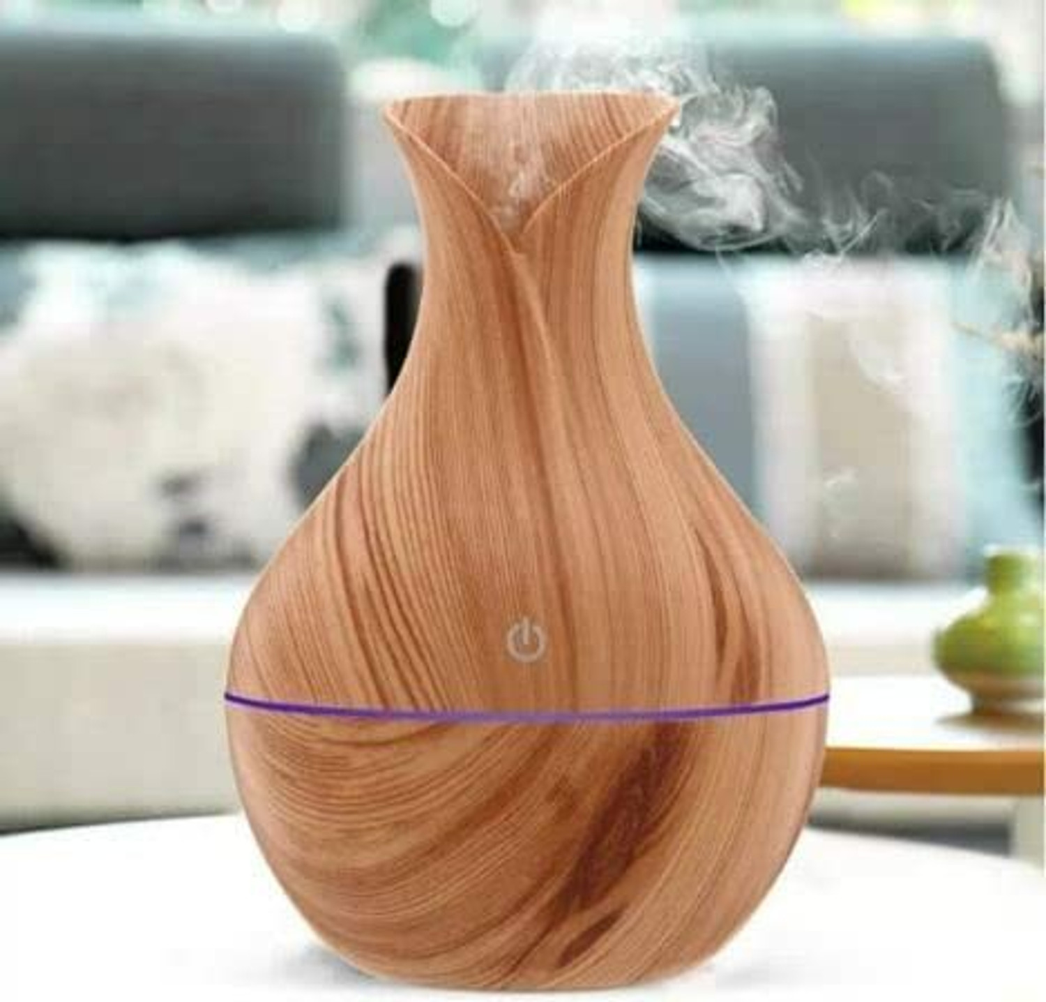 Image of Kingmart Pot sahpe HUMIDIFIER (Wooden) Room Air Purifier