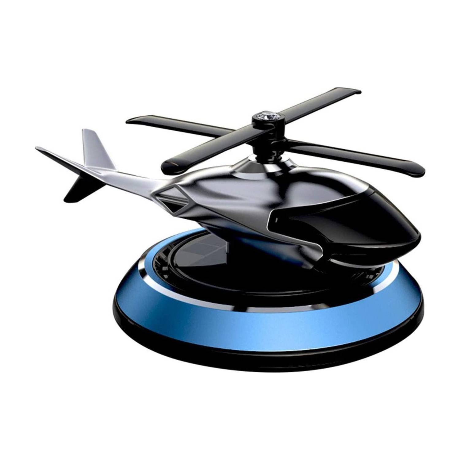 AKHANDVRUTI Car Air Aromatherapy Freshener Solar Helicopter Rotating Car Perfume Diffuser Car Air Purifier