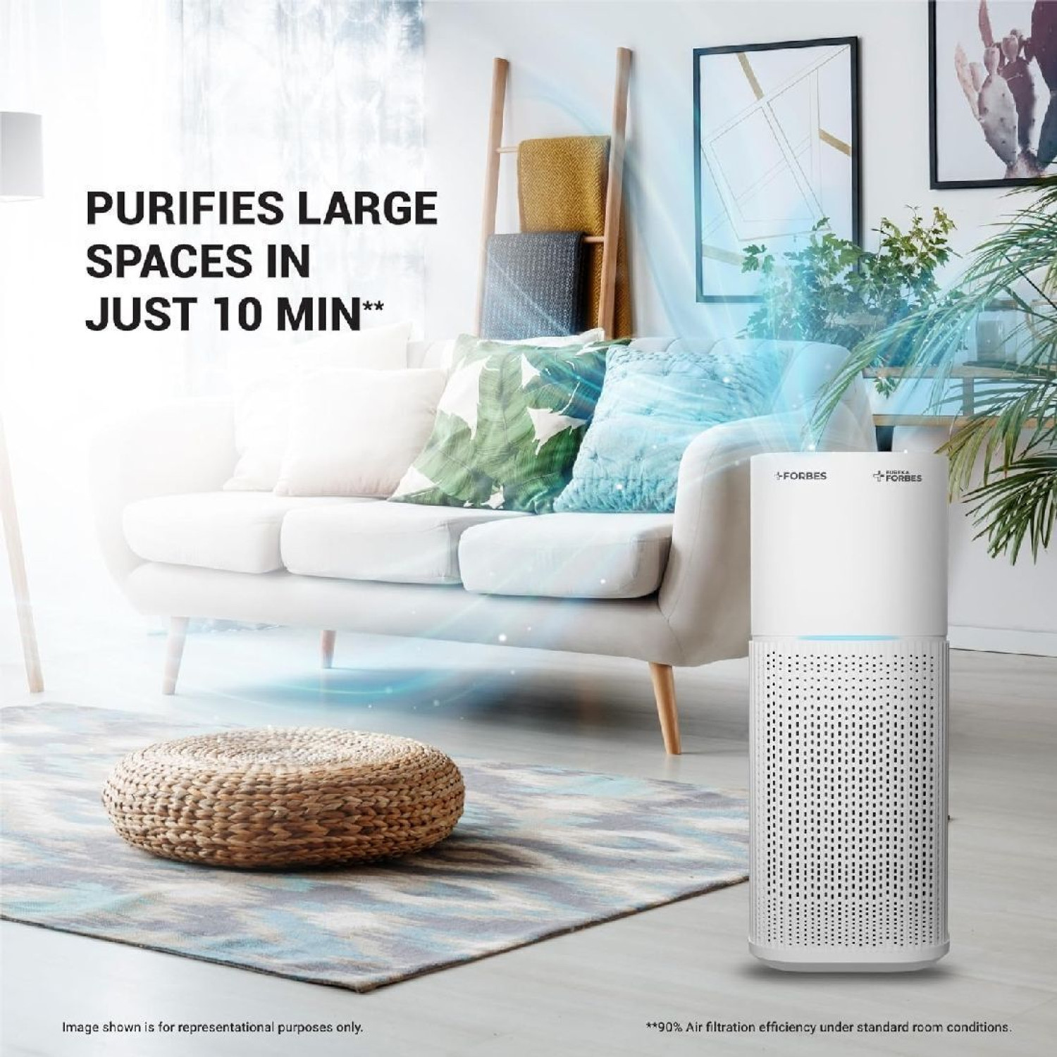 Image of EUREKA FORBES Forbes airpurifier 355 Surround 360 Air Purifier Room Air Purifier