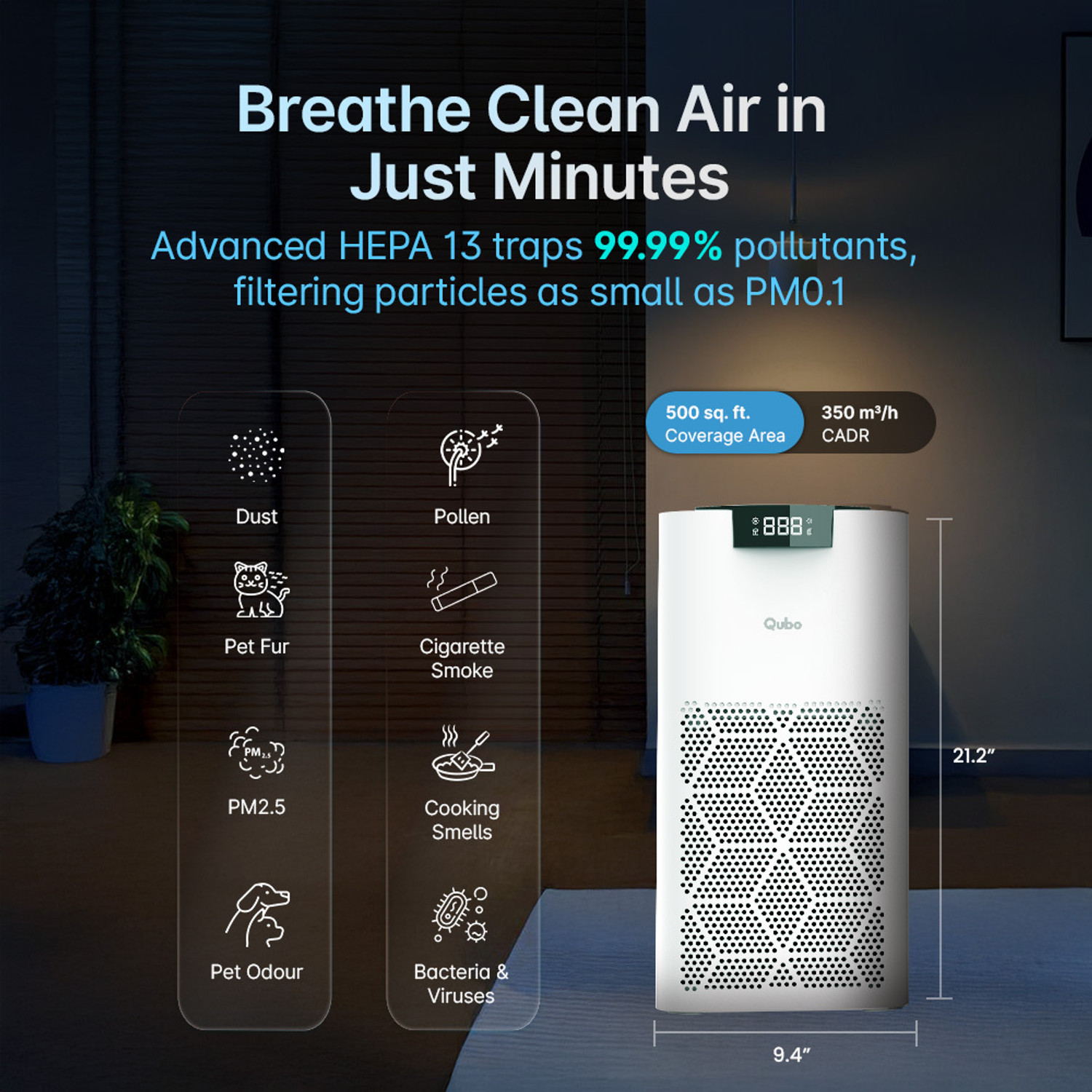 Image of Qubo HPH03 Room Air Purifier