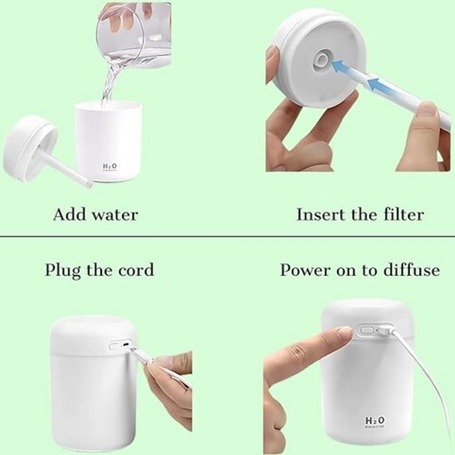 Image of KETSALYATEX H20 Air Purifier Portable Room Air Purifier