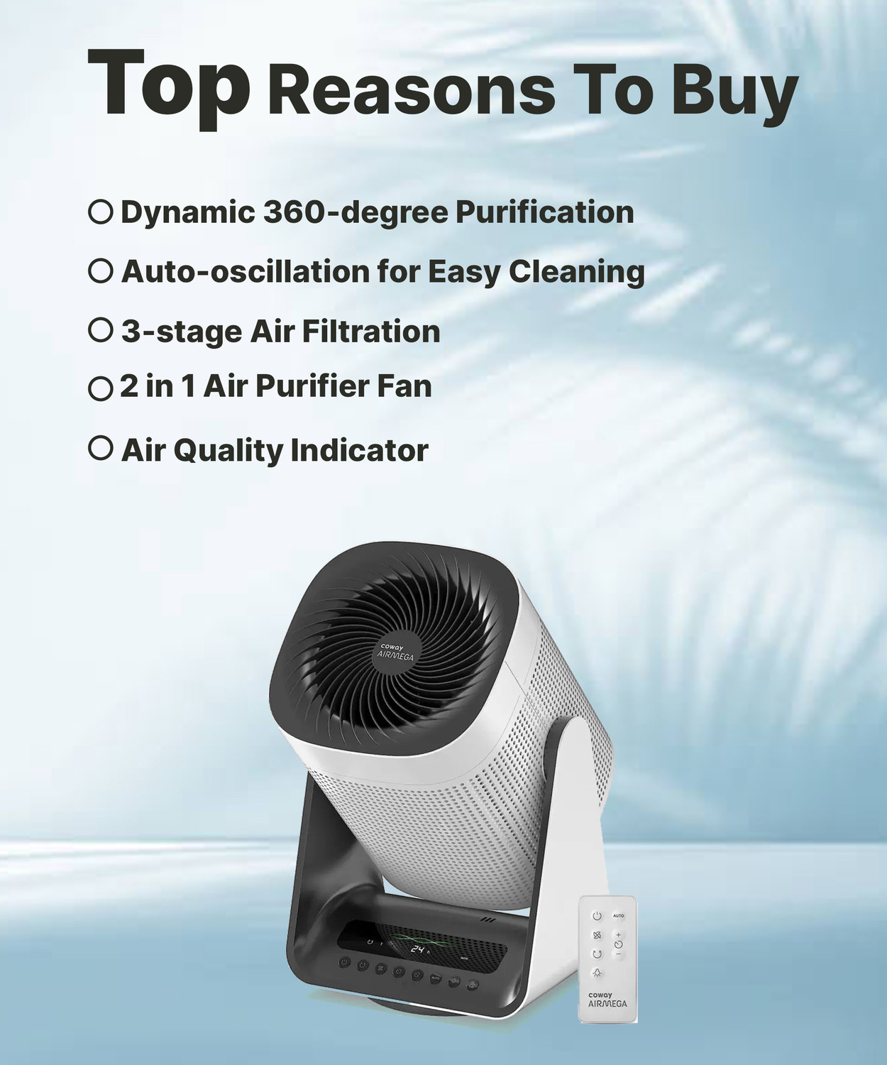 Image of Coway AirMega Aim Portable Room Air Purifier