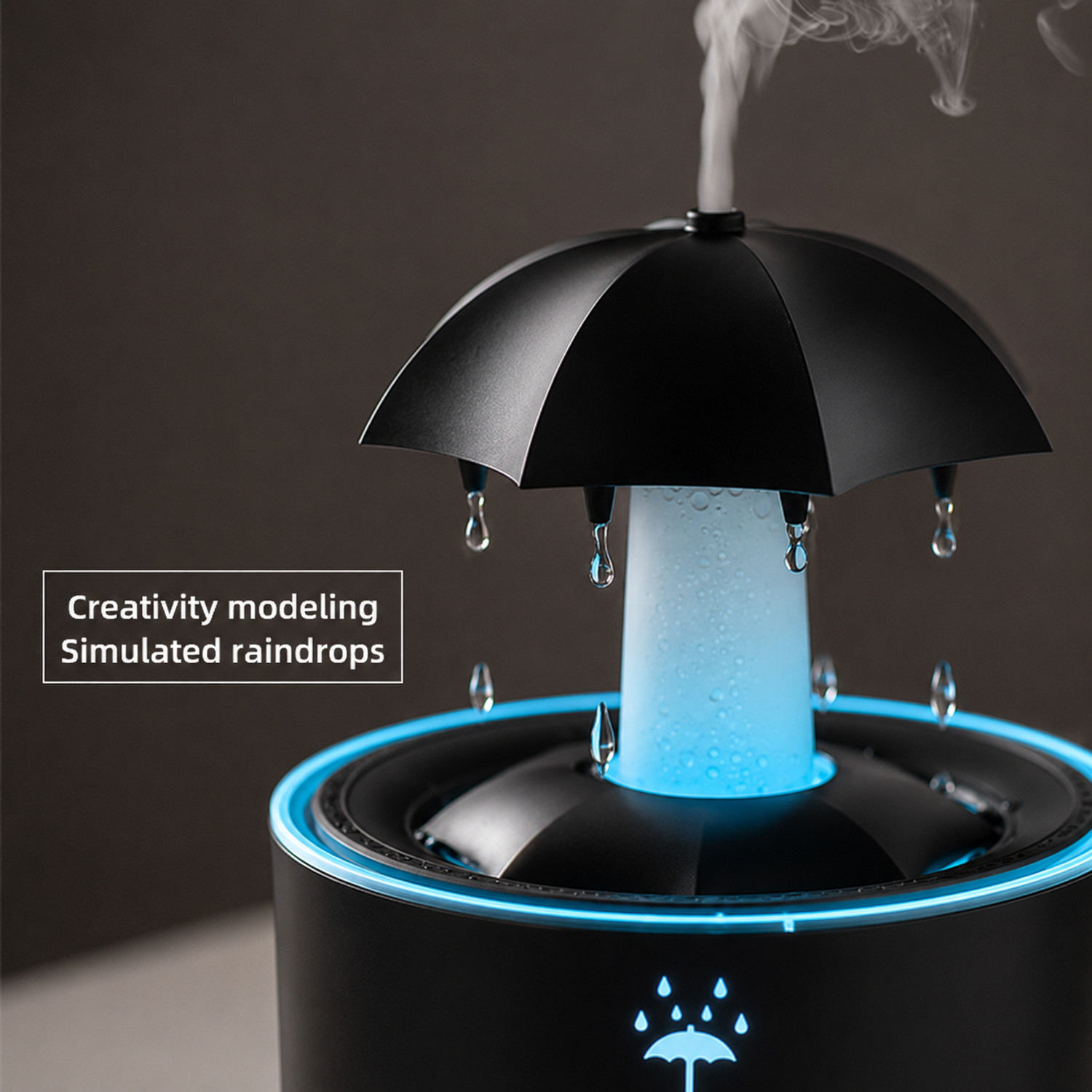 Image of Sinolink Umbrella Raindrop Air Humidifier Portable Room Air Purifier