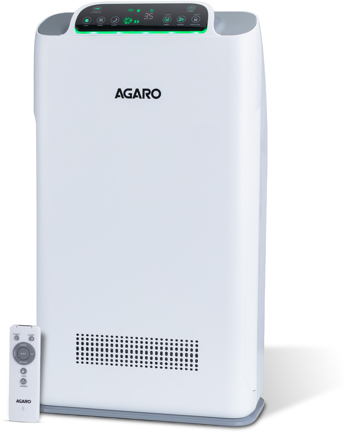 Image of AGARO Imperial Air Purifier, 7 Stage Purification System, Anion Generator, True HEPA Portable Room Air Purifier
