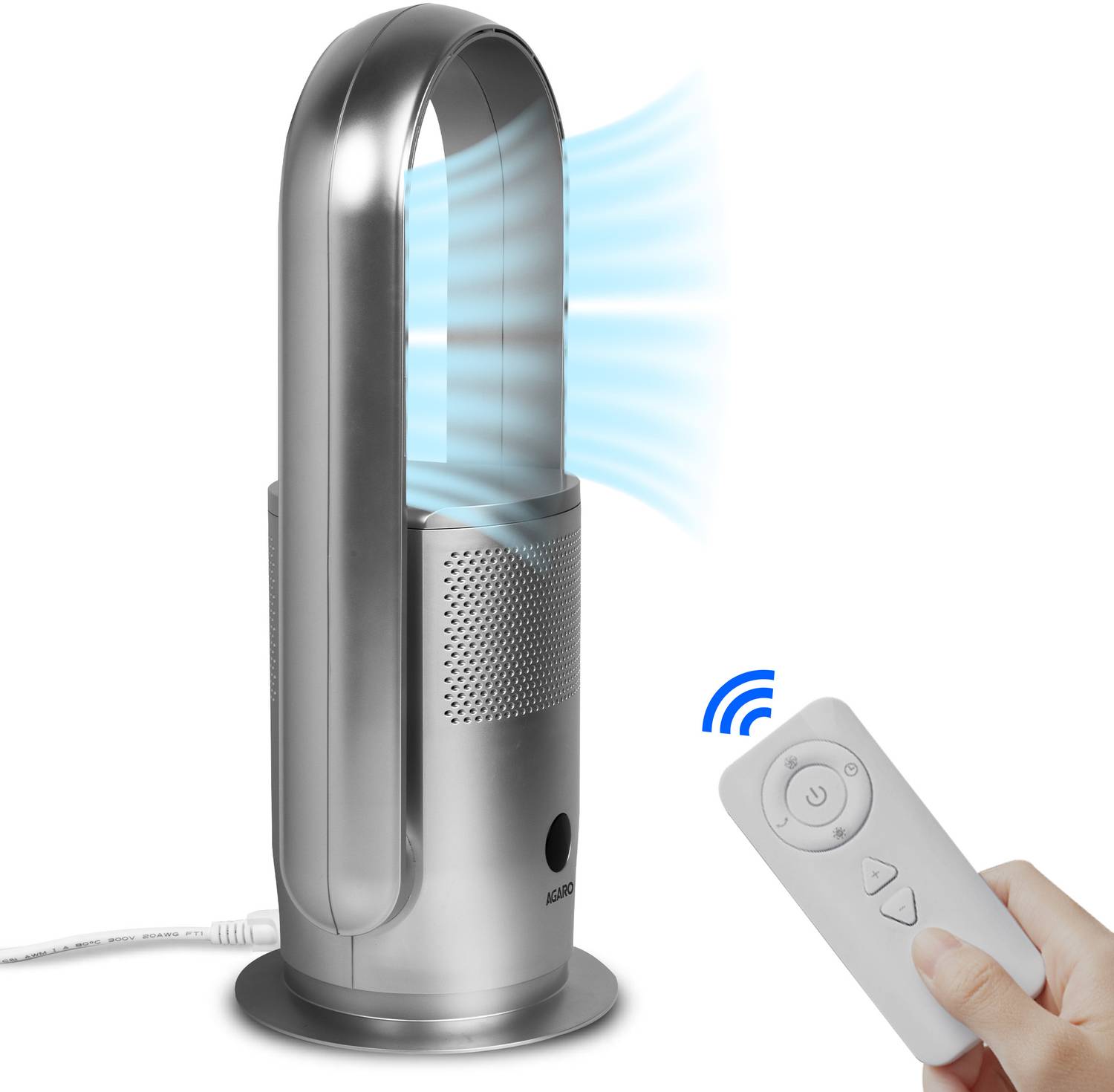 AGARO Regal Air Purifier With Bladeless Fan,True HEPA and UV Ster