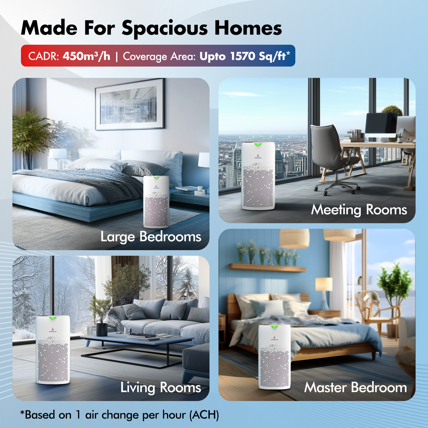 Image of Wozoyo Pure Air PA5 Portable Room Air Purifier