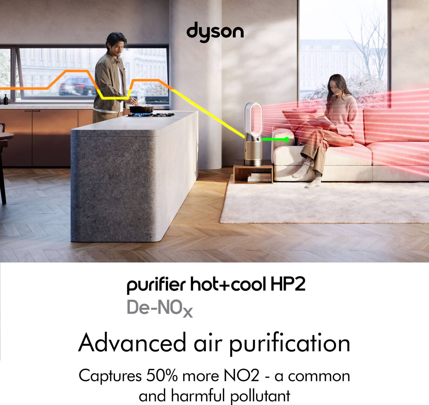Dyson Air Purifier Hot+Cool HP2 De-NOx Room Air Purifier Price in
