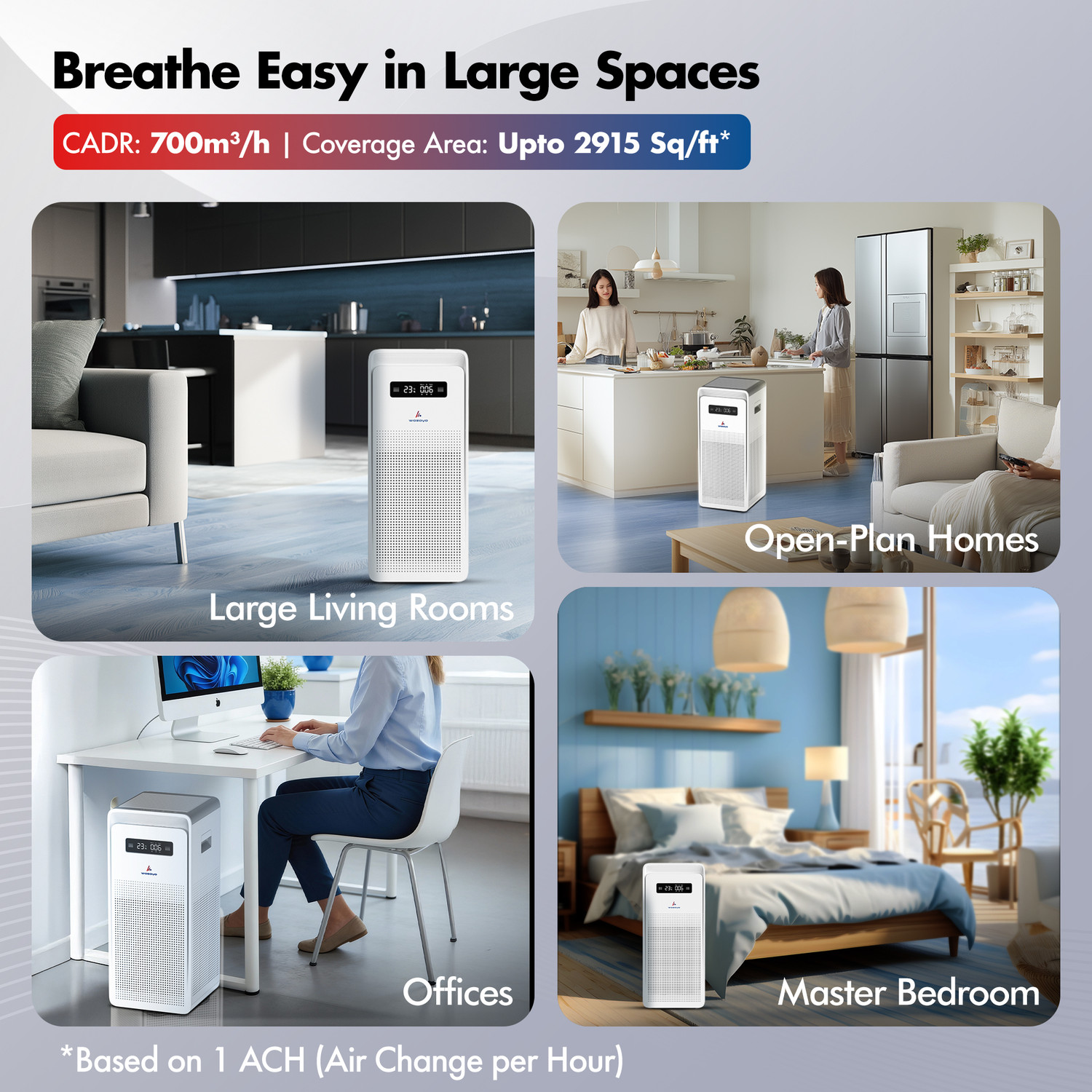 Image of Wozoyo Pure Air PA6 Portable Room Air Purifier