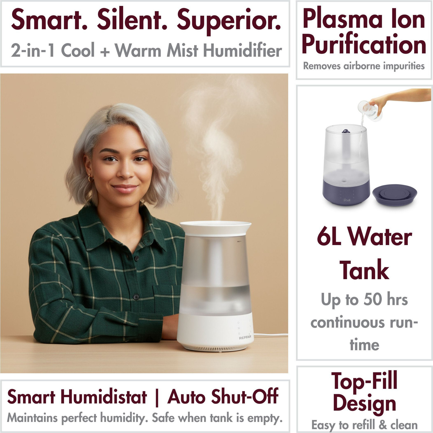 Image of Reffair Calligo 900 Portable Room Air Purifier