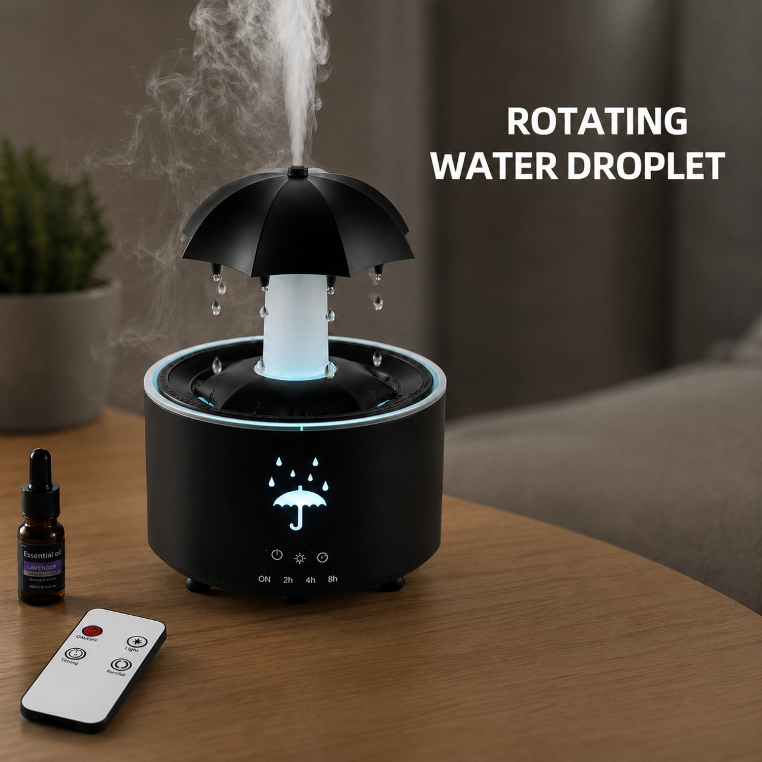 Image of Sinolink Umbrella Raindrop Air Humidifier Portable Room Air Purifier