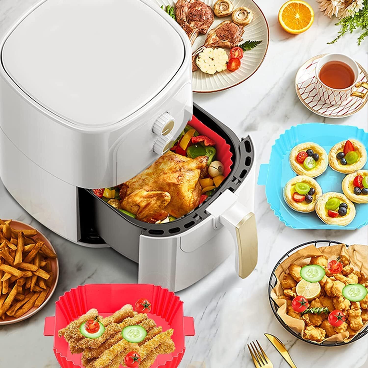 Image of Takositio Silicone Air Fryer Liner Air Fryer