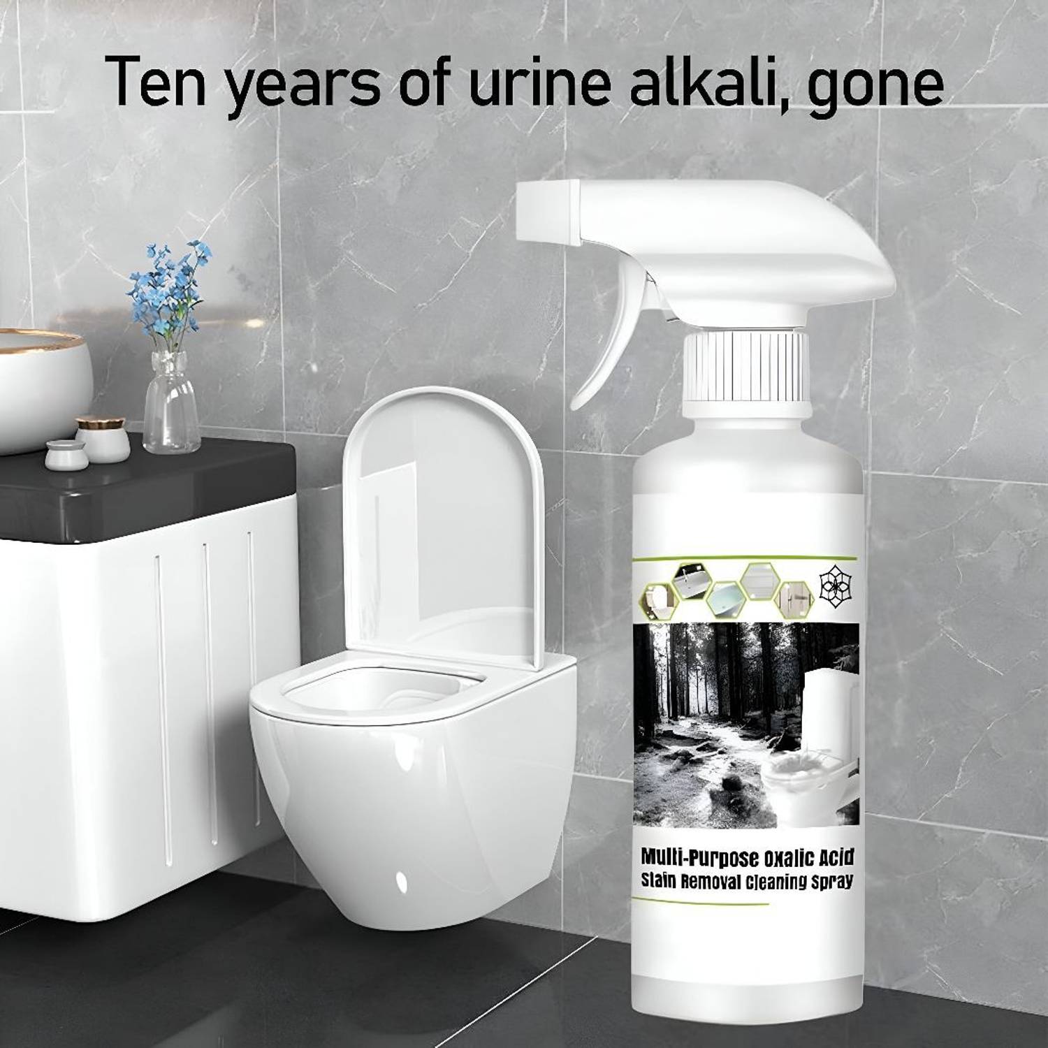 Airovia O-xalic Acid Cleaner Toilet Cleaning Liquid Anti-hard Scale