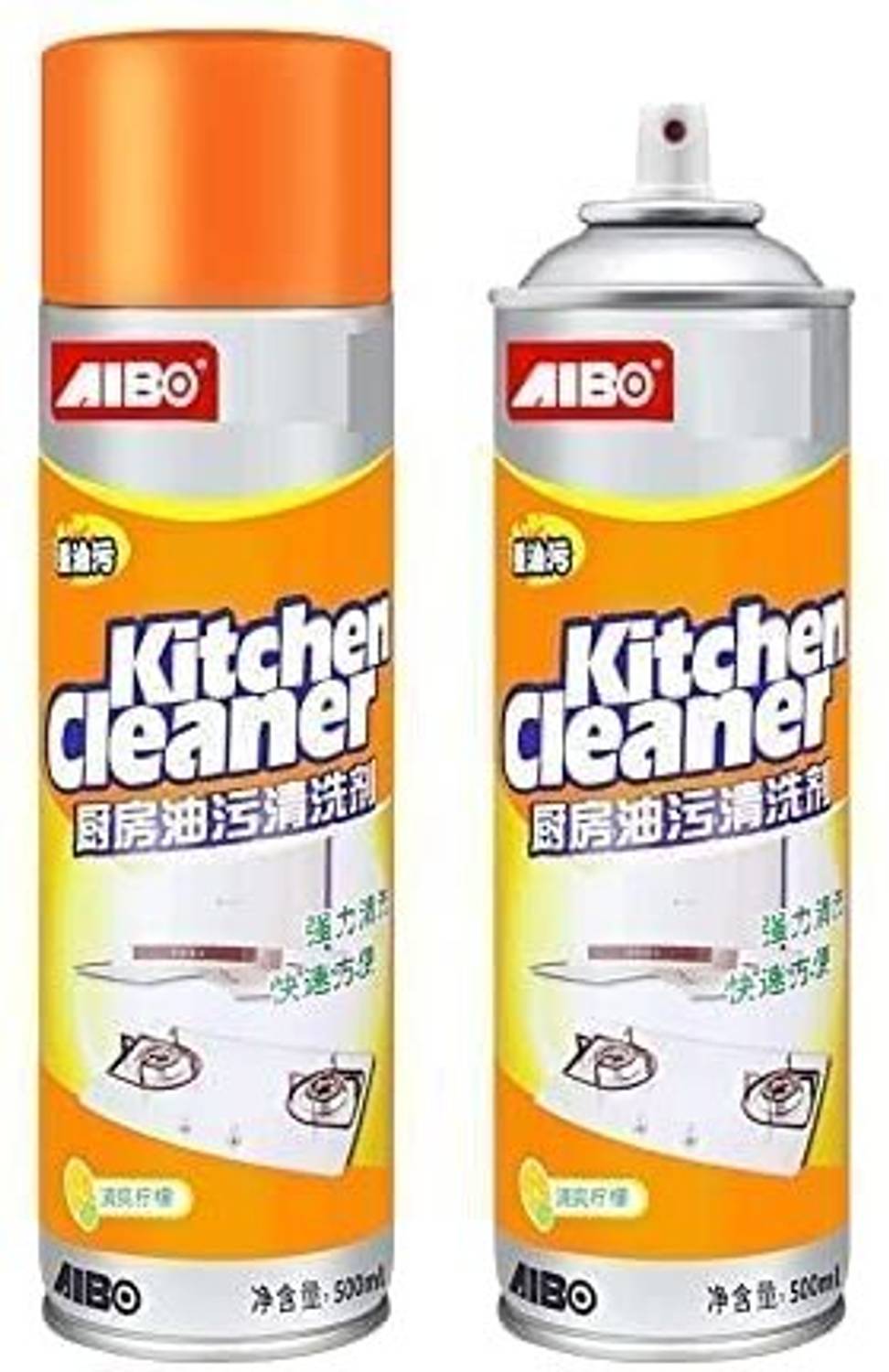 baluda Multipurpose Bubble Foam Kitchen Cleaner Spray Oil & Grease Stain Remover Spray Stain Remover